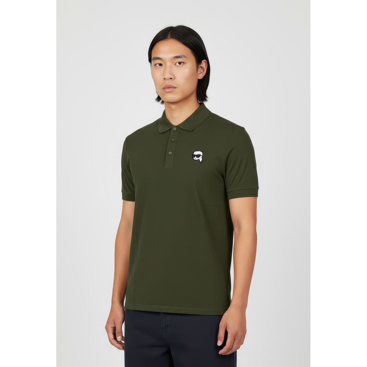 KARL LAGERFELD 745710 Poloshirt dunkelgruen