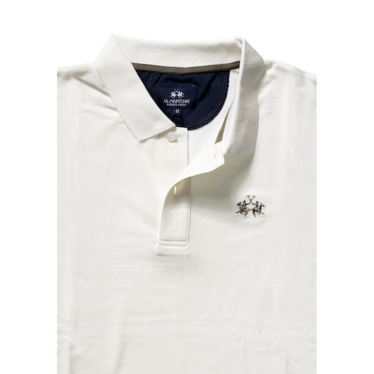 La Martina MBP011 Poloshirt weiss