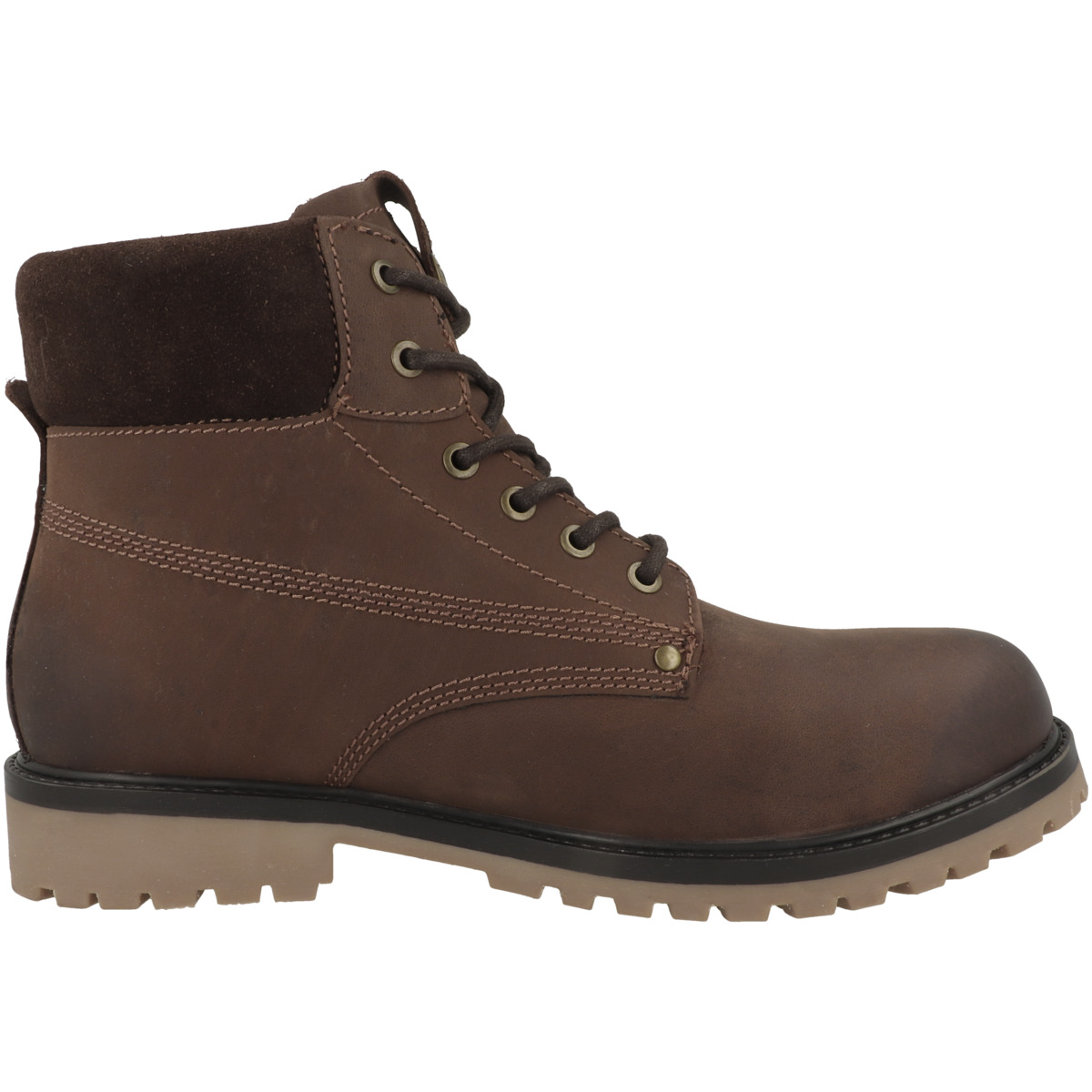 Wrangler Arch Men High Schnürschuhe dunkelbraun