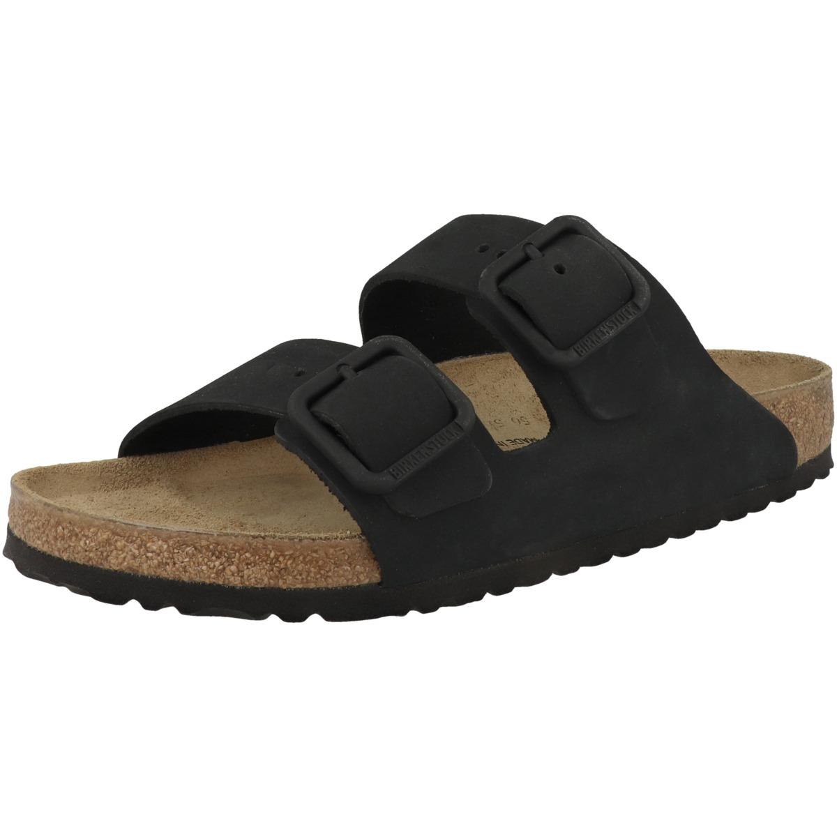 Birkenstock Arizona Wire Buckle Nubukleder Sandale normal schwarz