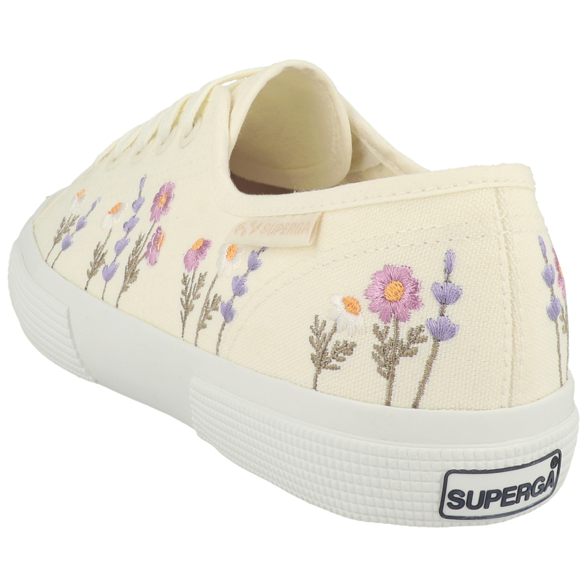 Superga 3750 Flower Embroidery Leggera Sneaker low weiss