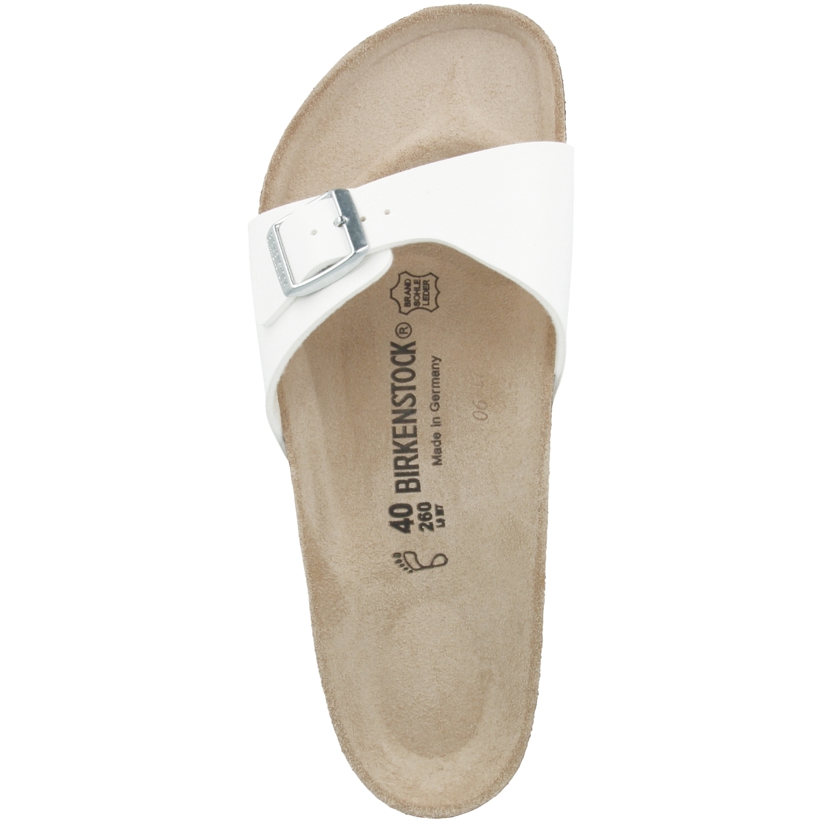 Birkenstock Madrid Birko-Flor Sandale normal weiss Birkenstock Madrid Birko-Flor Sandale normal weiss