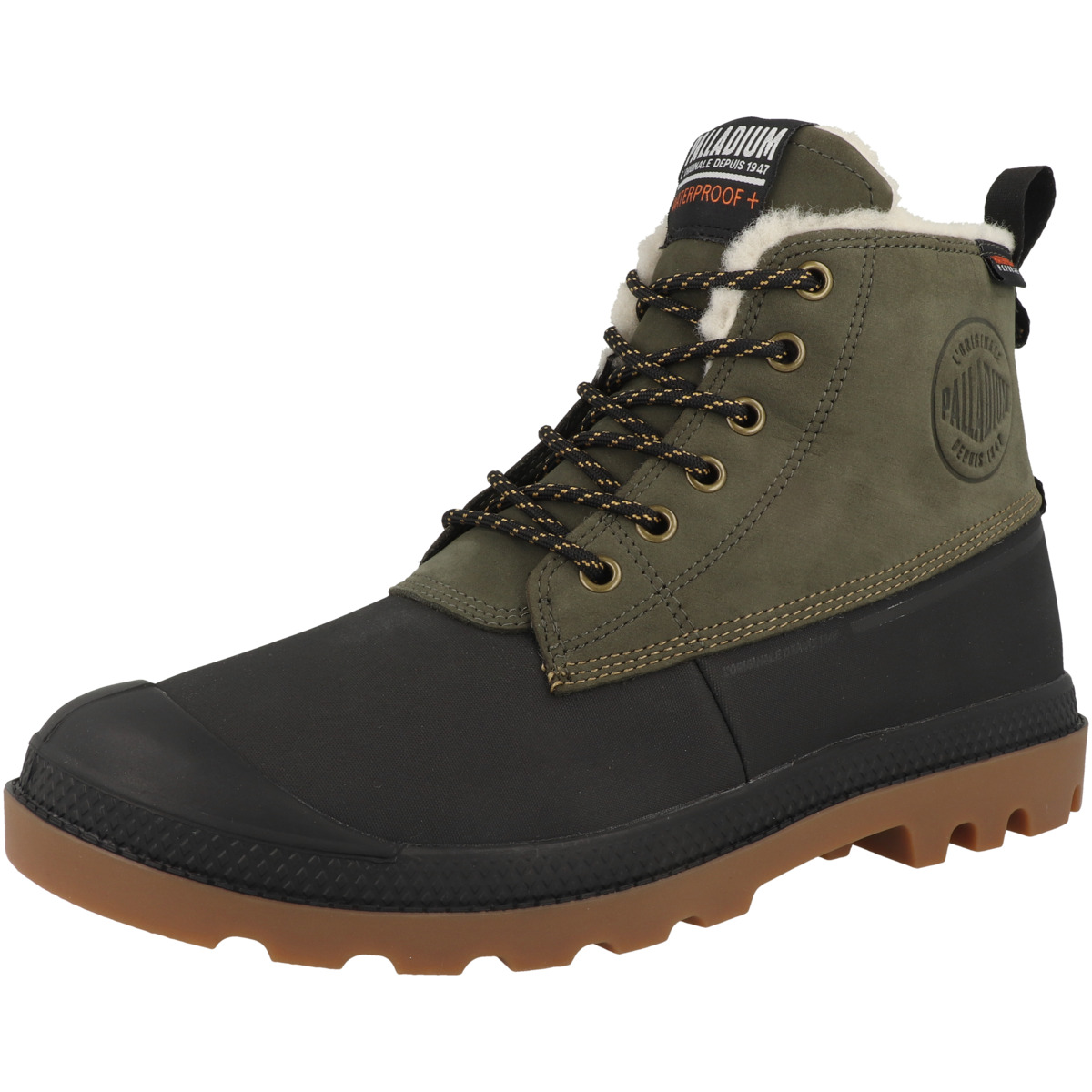 Palladium Pampa Duck WL WP+ Boots dunkelgruen