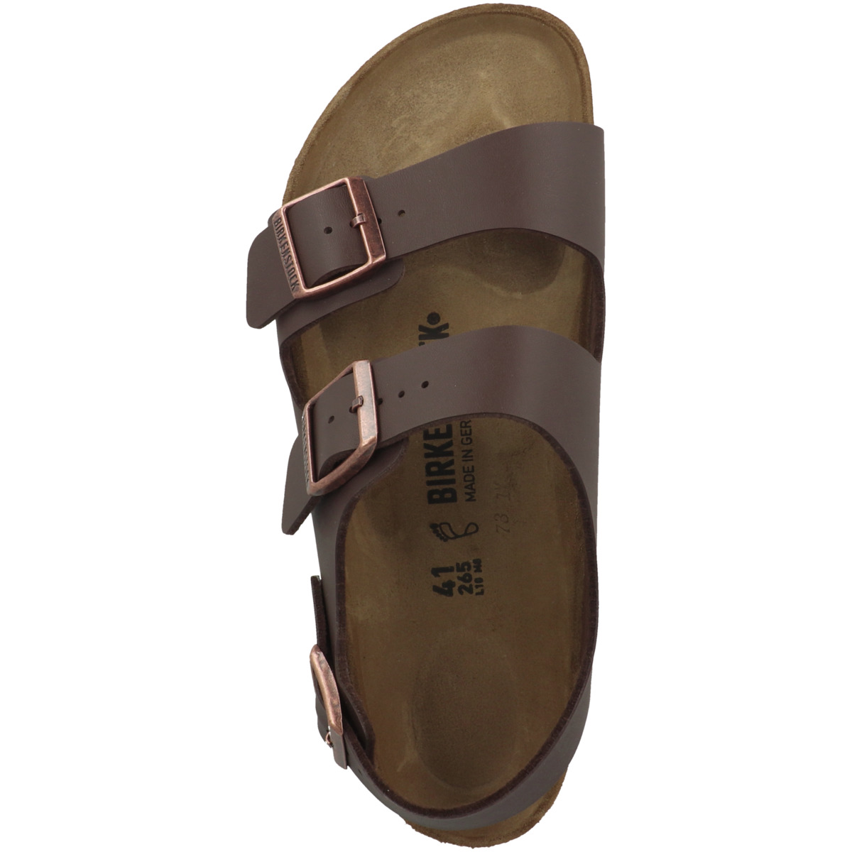 Birkenstock Milano Birko-Flor Sandale normal braun Birkenstock Milano Birko-Flor Sandale normal braun