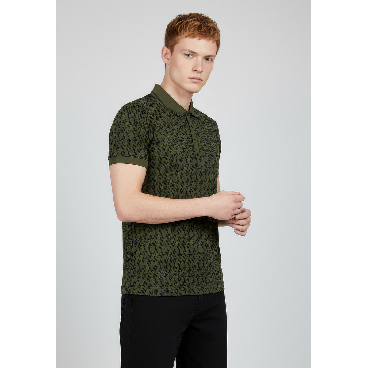 KARL LAGERFELD 745007 Poloshirt gruen