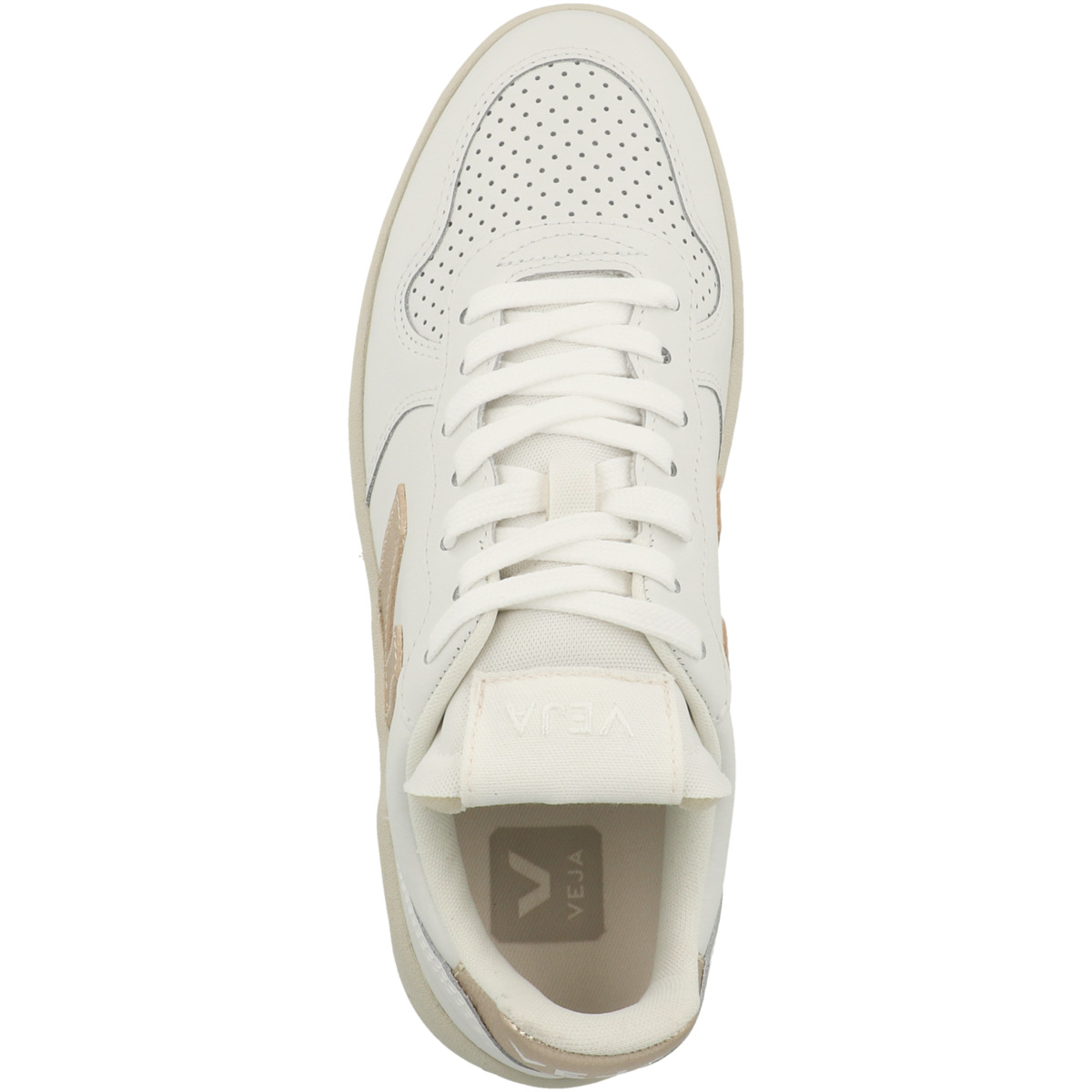 VEJA V-10 Leather Sneaker low weiss