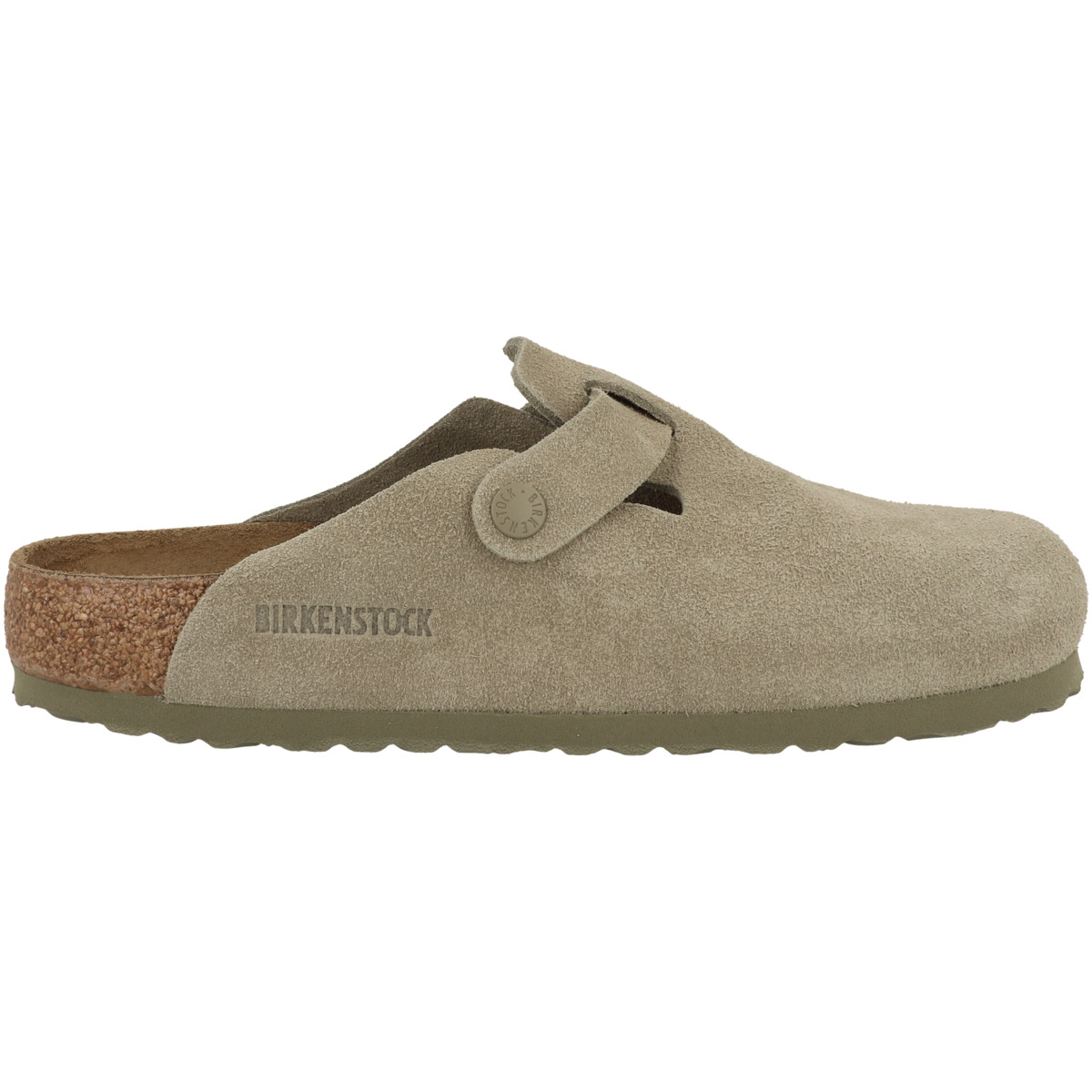Birkenstock Boston Veloursleder Clogs normal beige