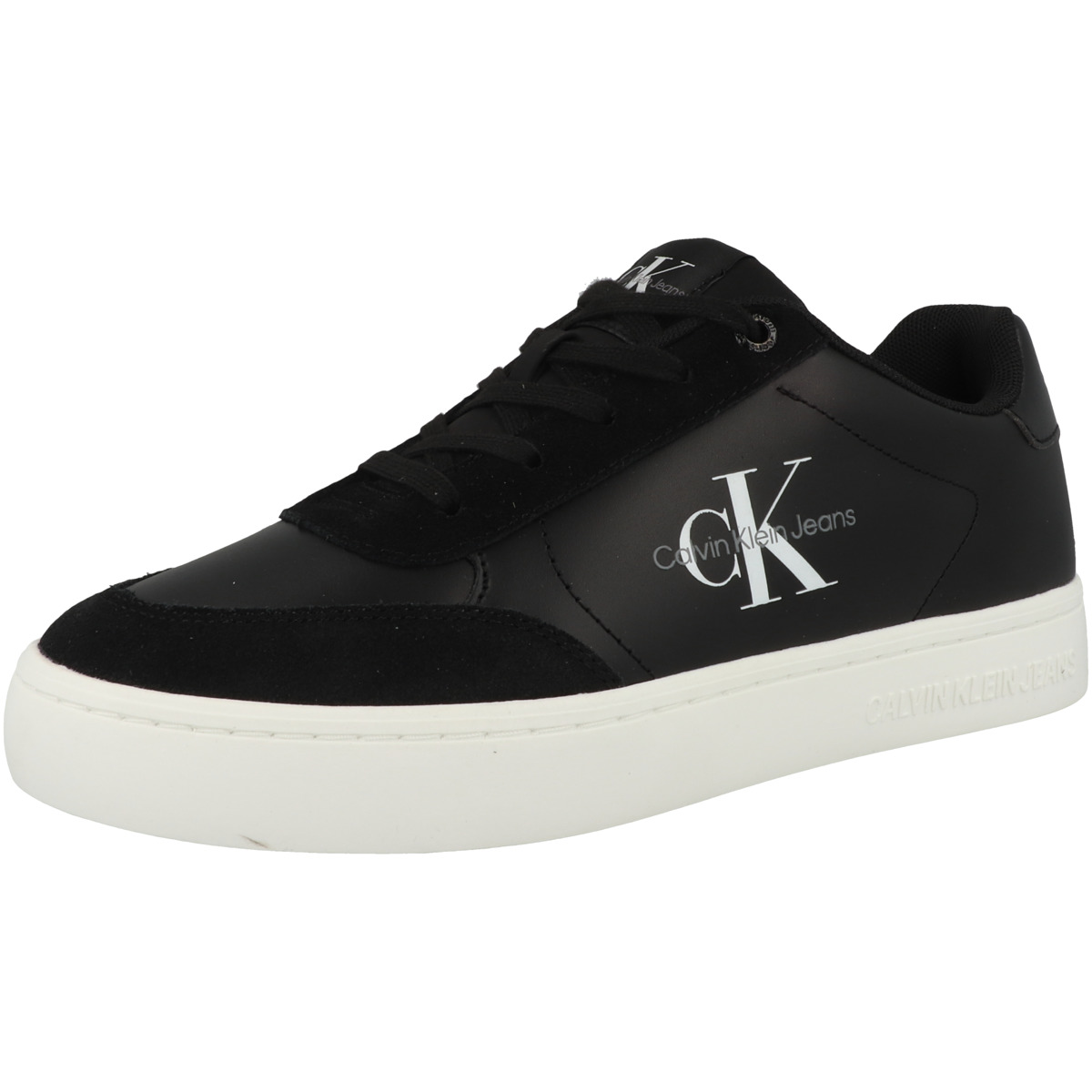 Calvin Klein Classic Cupsole Laceup Su-Lth Sneaker schwarz