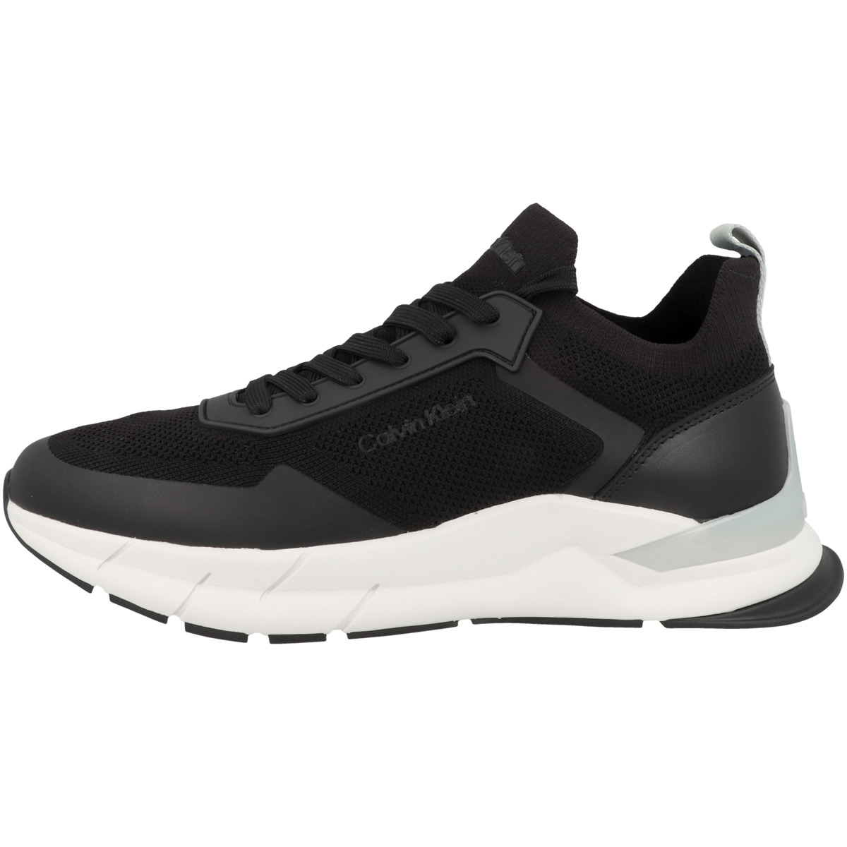 Calvin Klein Low Top Lace Up Mix Sneaker schwarz