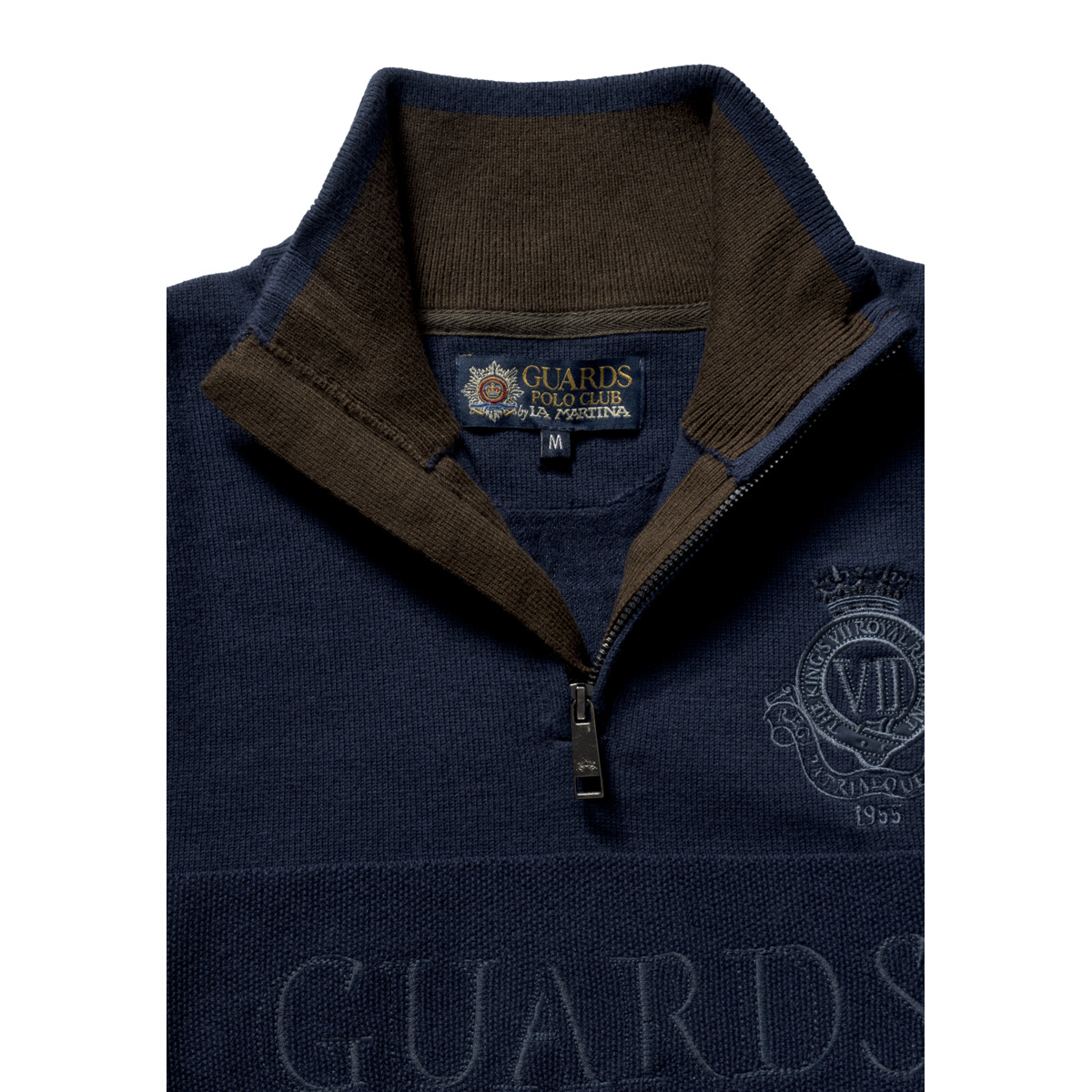 La Martina MBSG30 Pullover dunkelblau