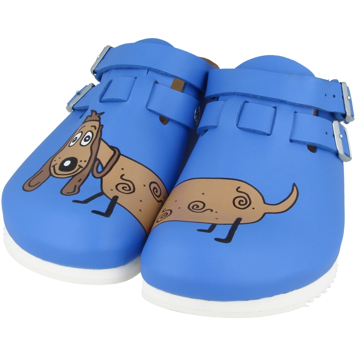 Birkenstock Kay SL Birko-Flor Clogs schmal blau Birkenstock Kay SL Birko-Flor Clogs schmal blau