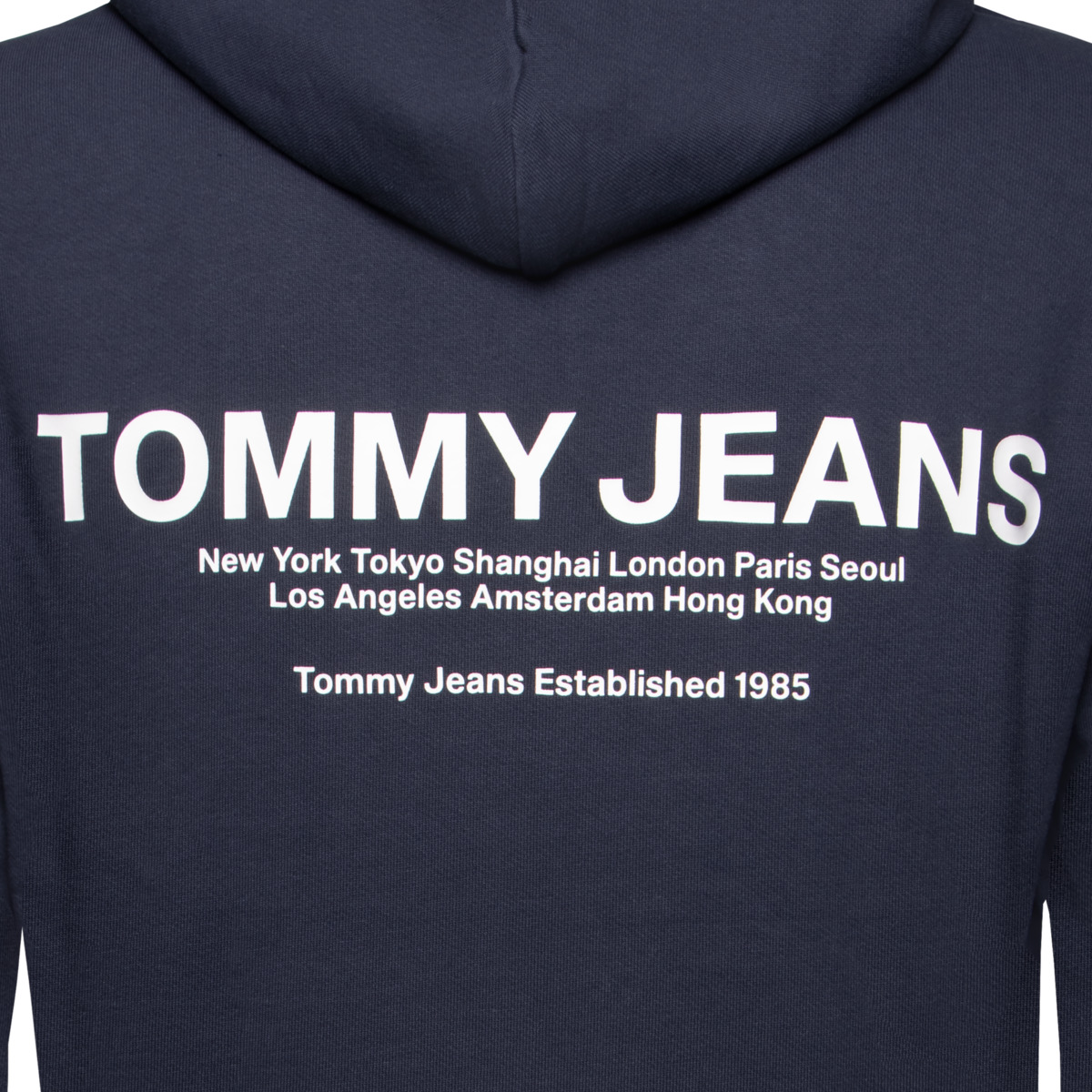 Tommy Hilfiger Tommy Jeans Essential Graphic Kapuzenpullover dunkelblau Tommy Hilfiger Tommy Jeans Essential Graphic Kapuzenpullover dunkelblau