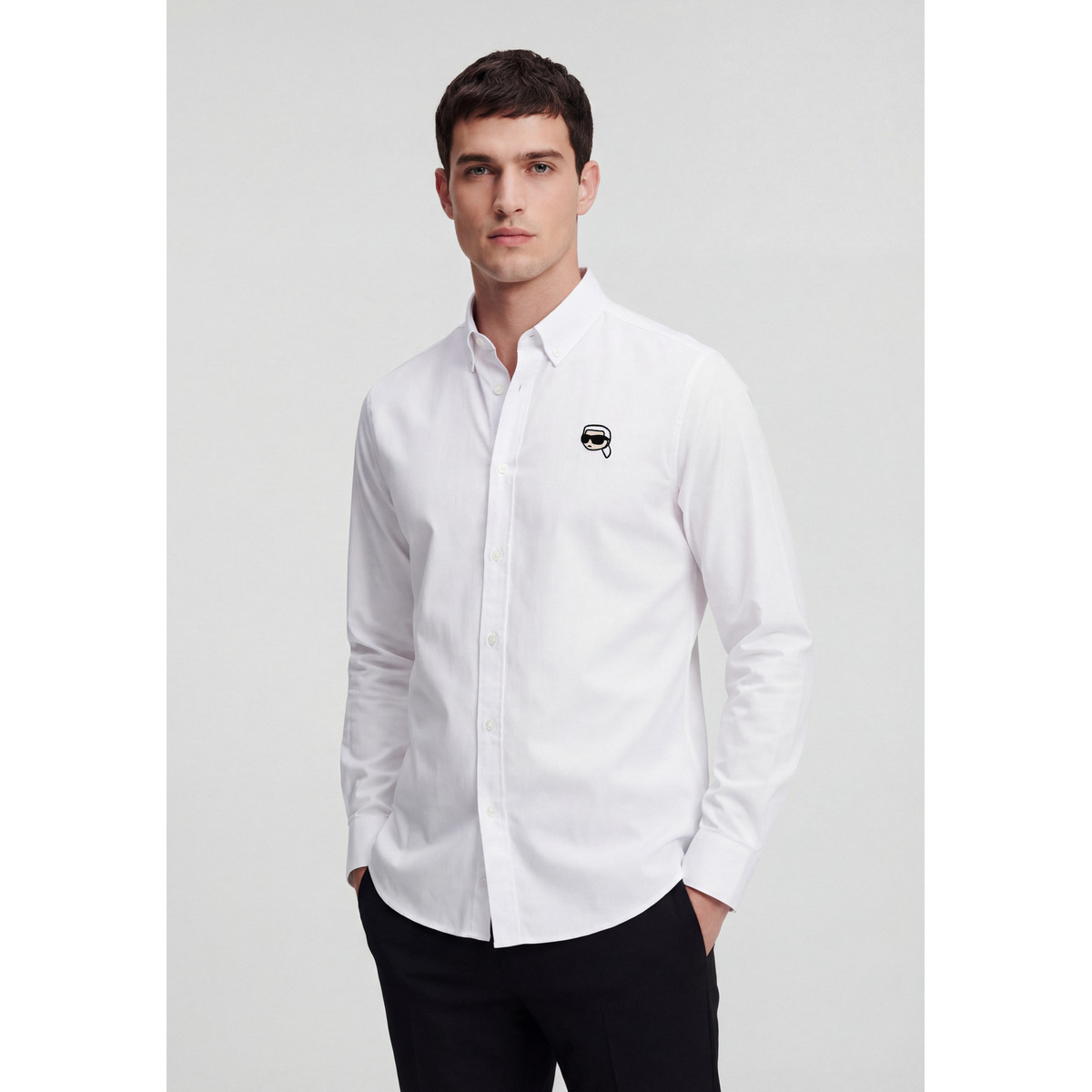 KARL LAGERFELD 605912 Hemd weiss