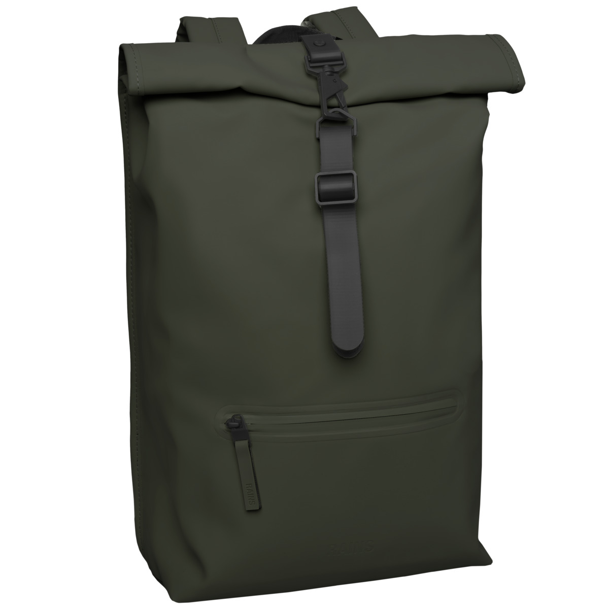 Rains Rolltop Rucksack W3 Rucksack gruen