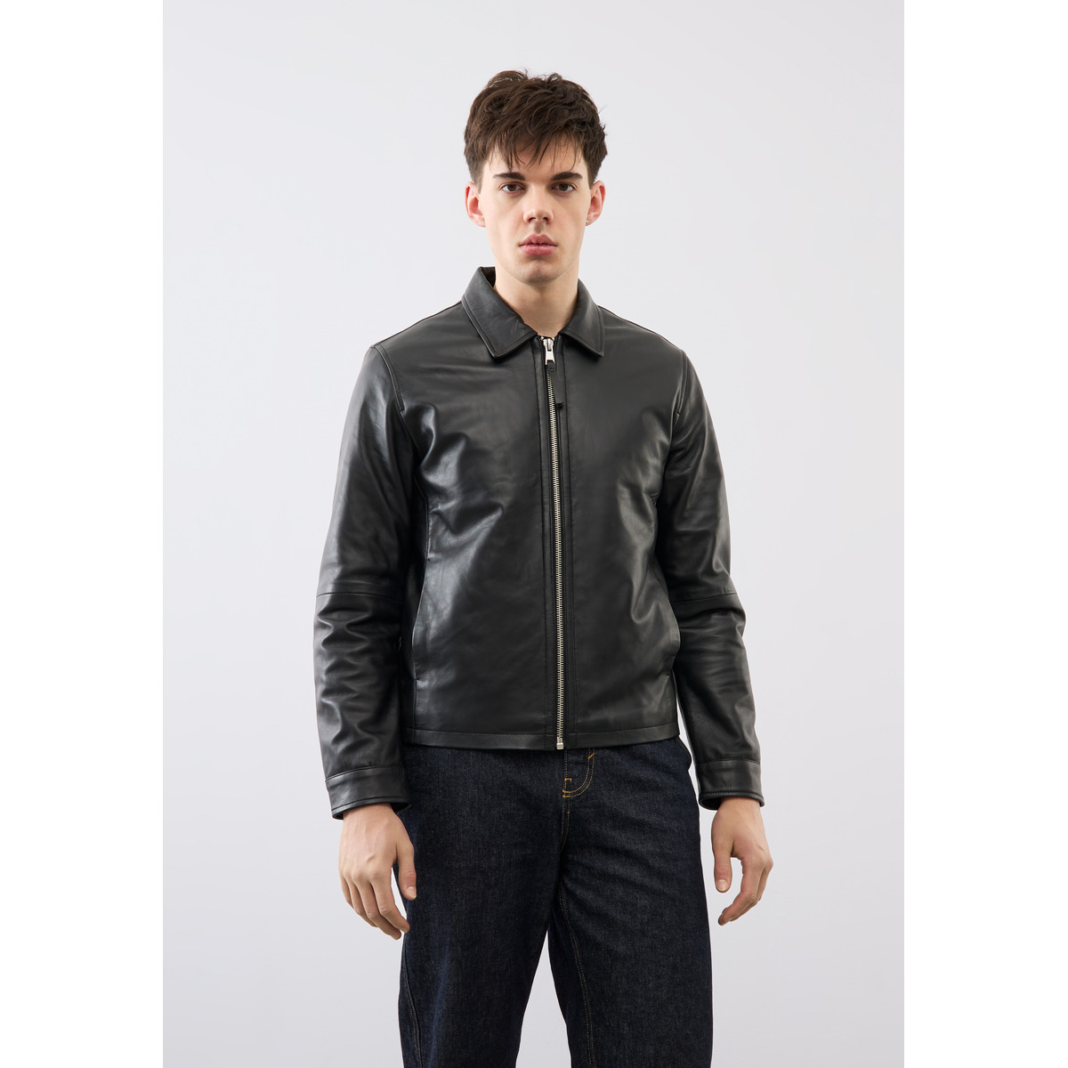 Bolongaro Trevor Tyler Jacket Lederjacke schwarz