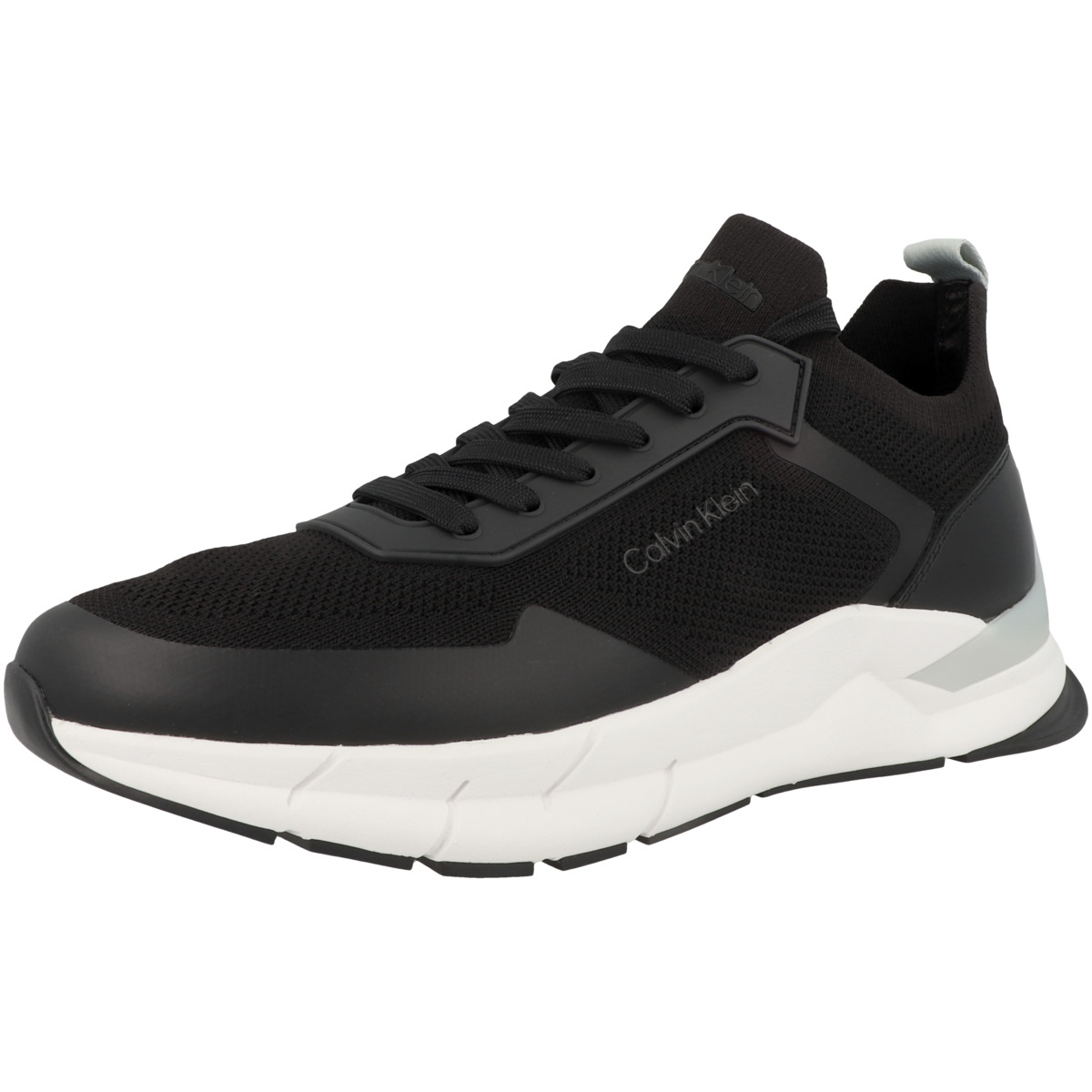 Calvin Klein Low Top Lace Up Mix Sneaker schwarz Calvin Klein Low Top Lace Up Mix Sneaker schwarz