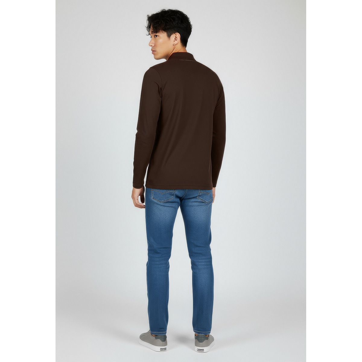 KARL LAGERFELD 745000 Poloshirt dunkelbraun