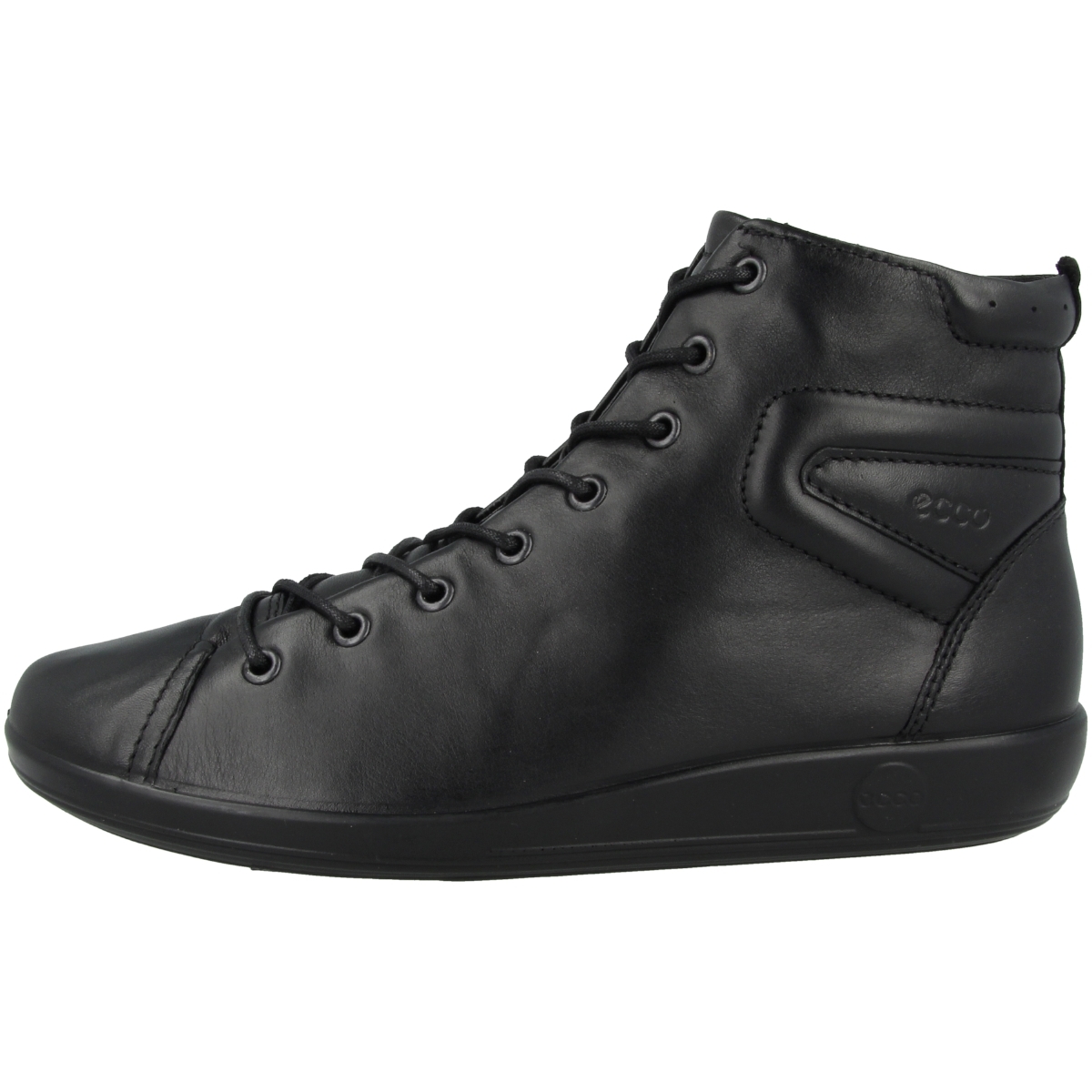 Ecco Soft 2.0 Schnürschuhe schwarz