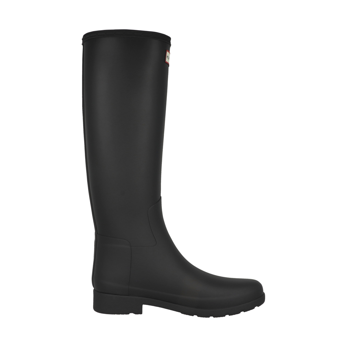 Hunter Womens Refined Gold Trim Tall Boot Gummistiefel schwarz