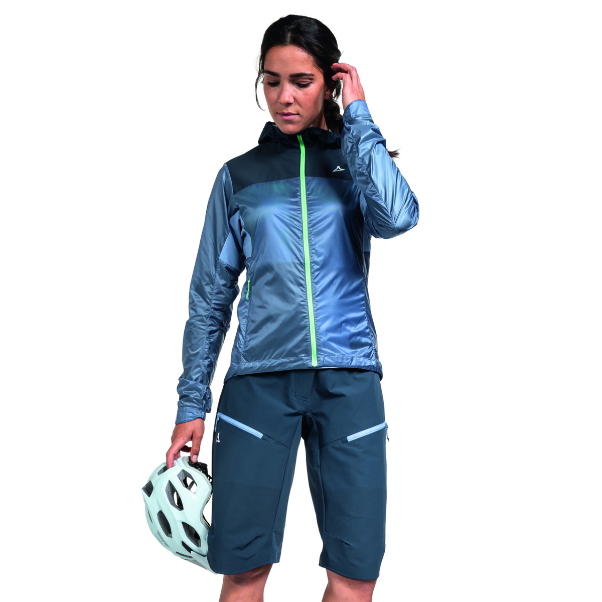 Schöffel Hybrid Jkt Flow Trail L Funktionsjacke blau Schöffel Hybrid Jkt Flow Trail L Funktionsjacke blau