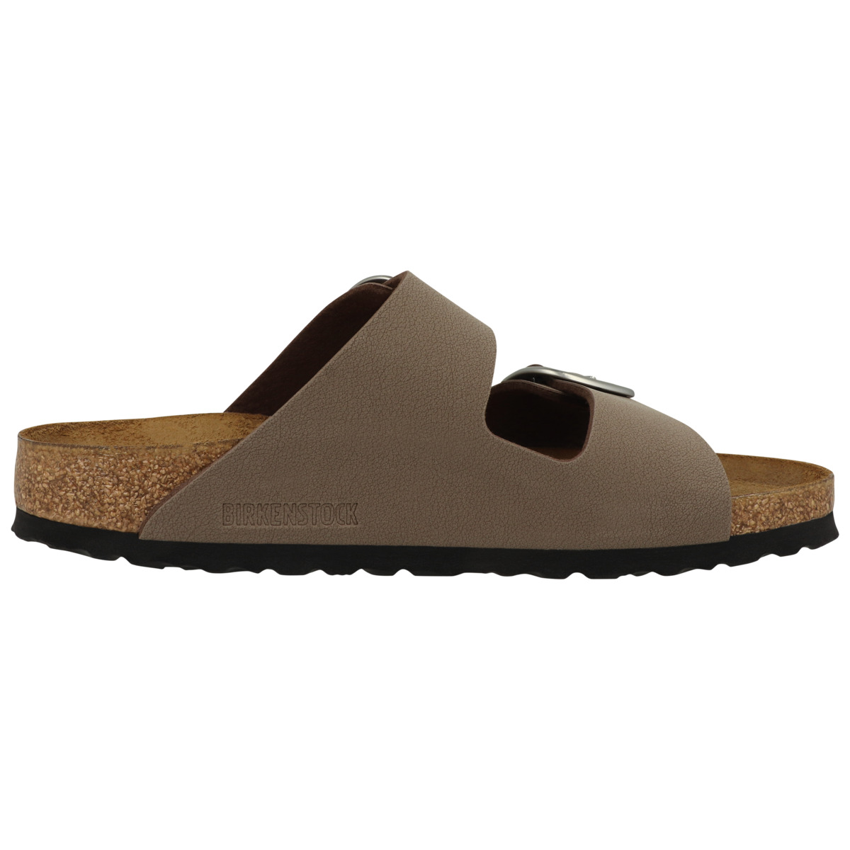 Birkenstock Arizona Big Buckle Birko-Flor Nubuk Sandale schmal braun