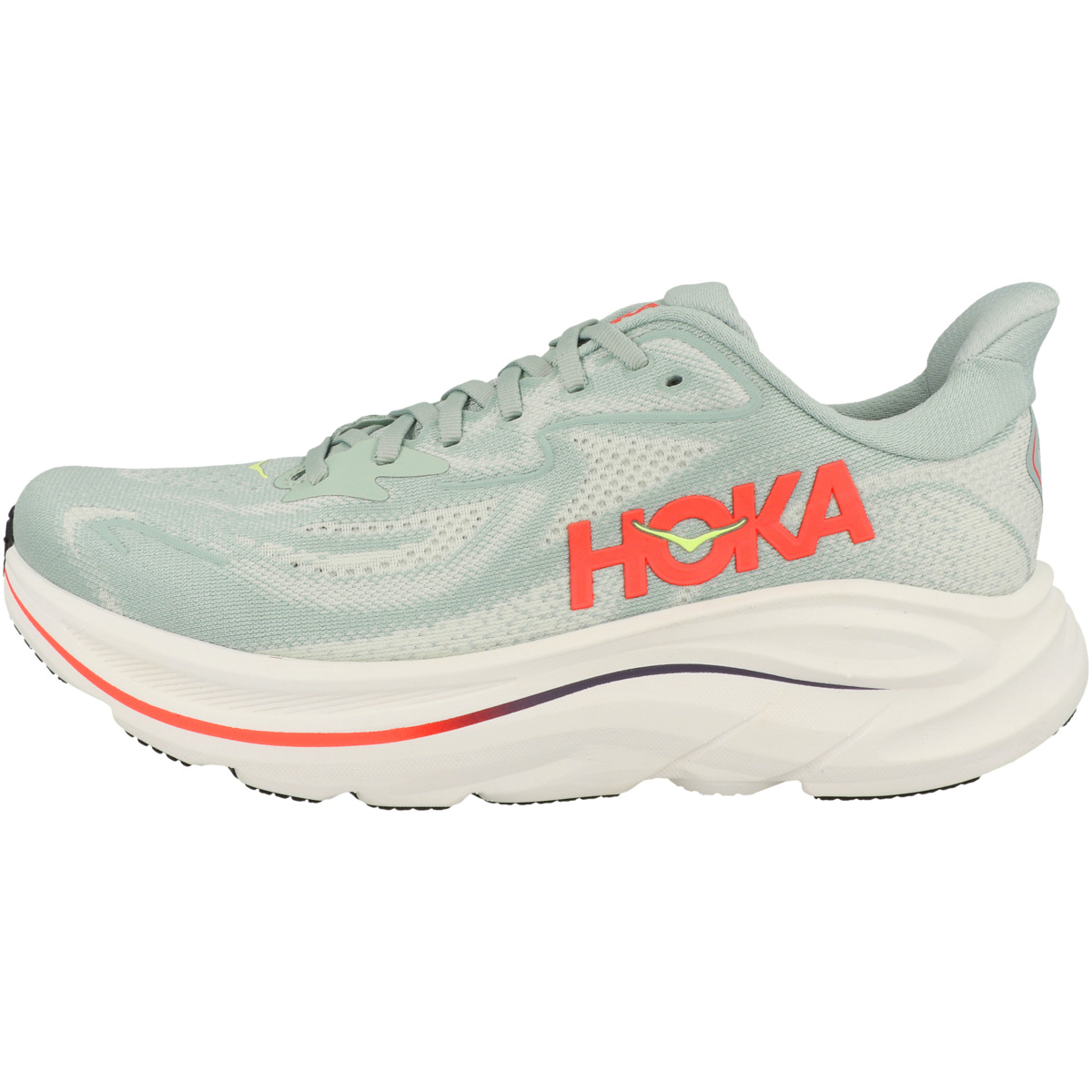 HOKA Clifton 10 Laufschuhe hellgruen