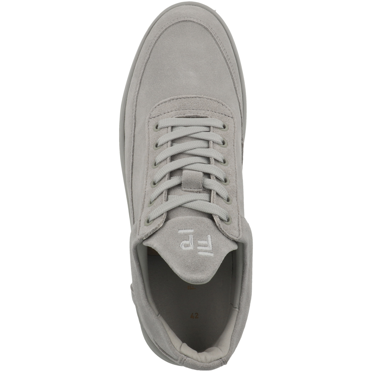 Filling Pieces Low Top Suede Low Sneaker hellgrau