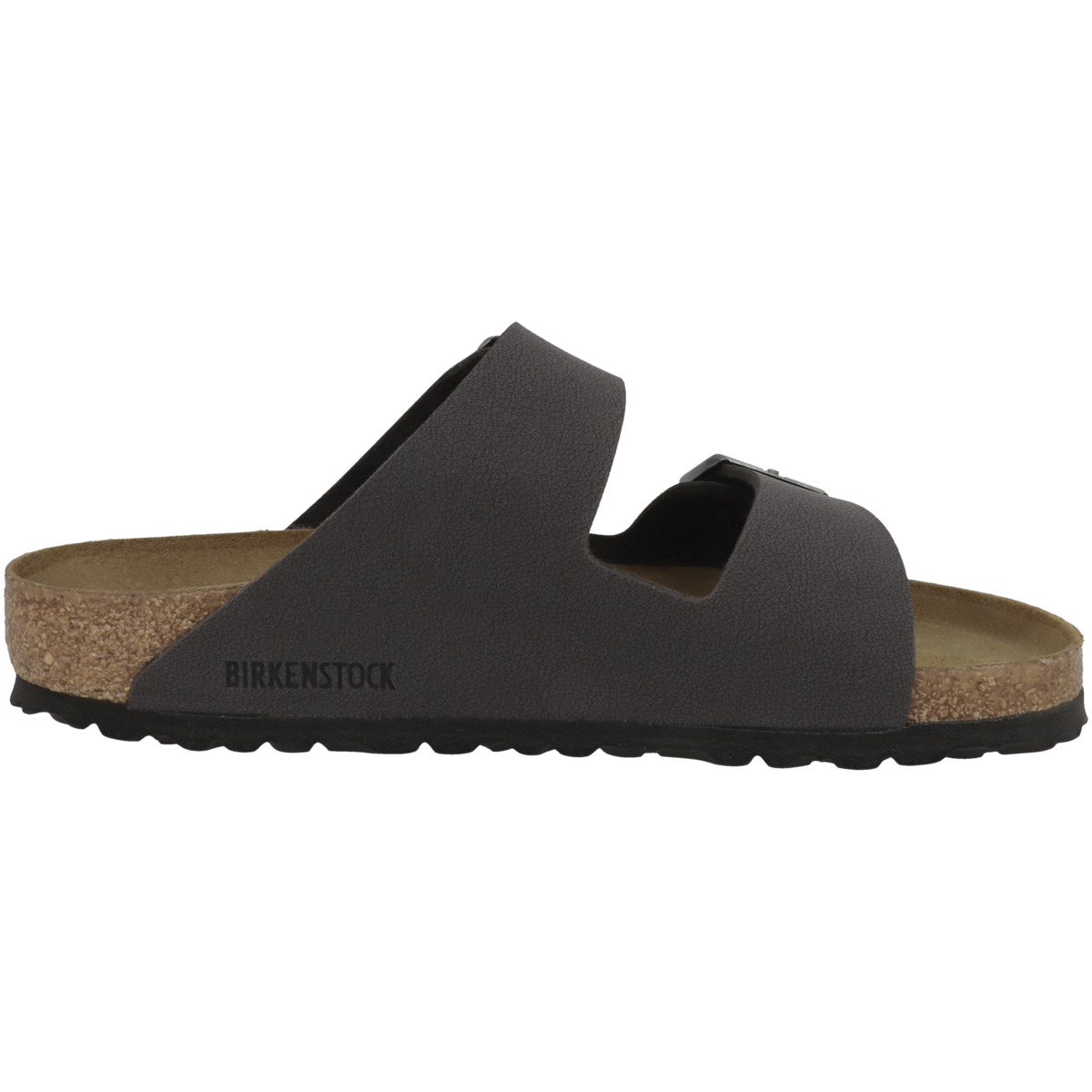 Birkenstock Arizona Birko-Flor Nubuk Sandale normal dunkelgrau