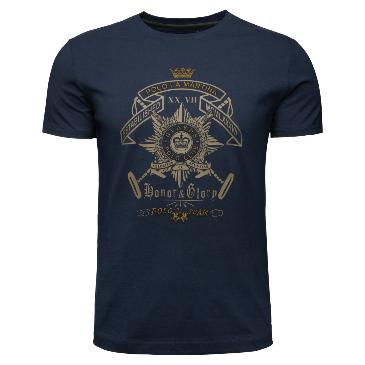 La Martina MARG30 T-Shirt dunkelblau