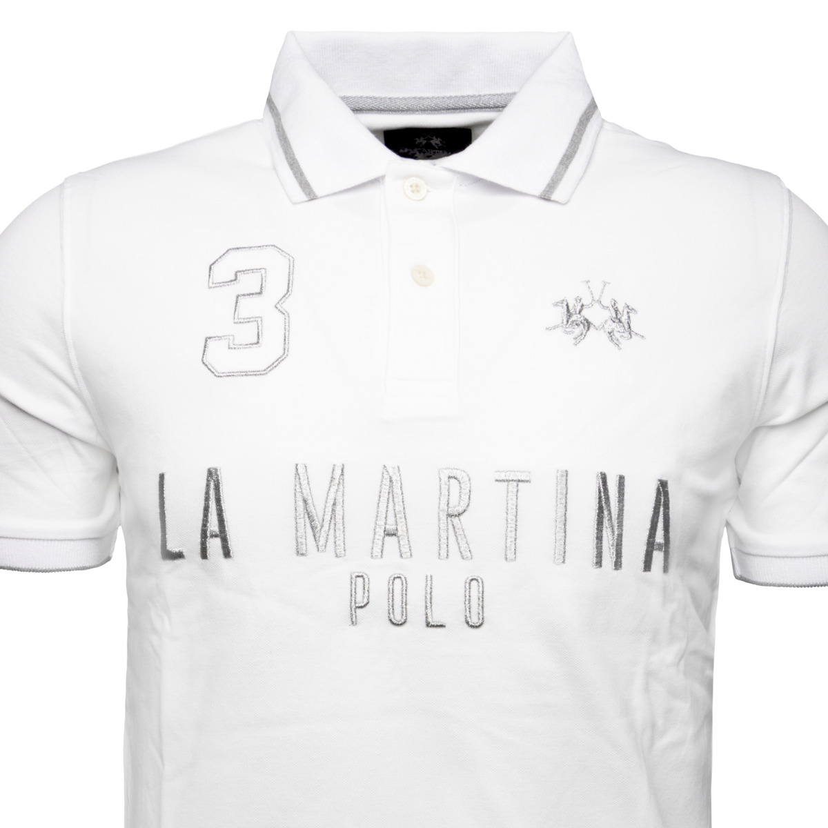 La Martina MAP320 Poloshirt weiss La Martina MAP320 Poloshirt weiss