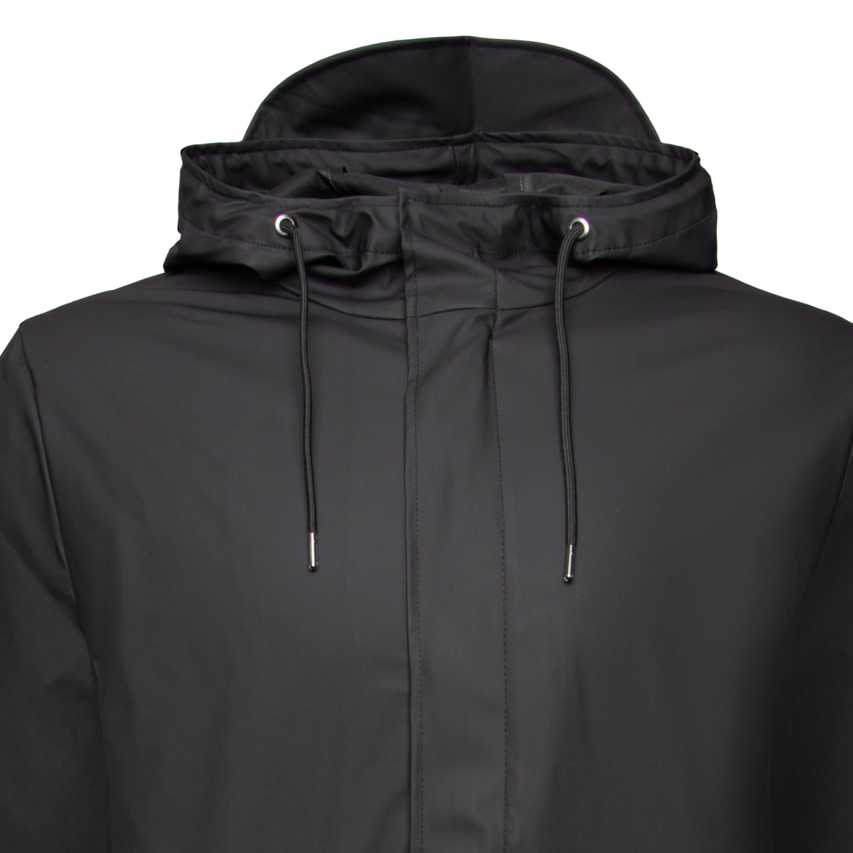 Rains Fishtail Parka W3 Regenmantel schwarz Rains Fishtail Parka W3 Regenmantel schwarz