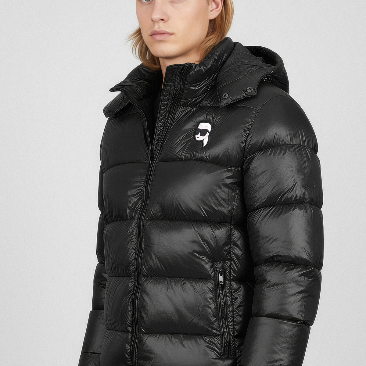 KARL LAGERFELD 505022 Steppjacke schwarz
