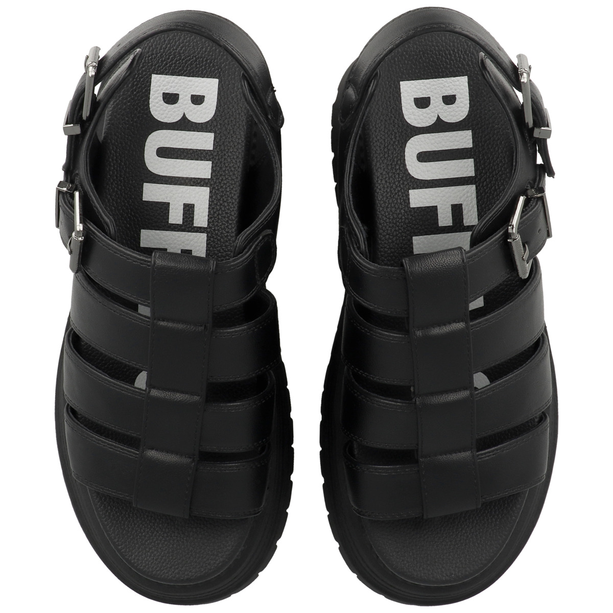 Buffalo Lennox Fisher Sandale schwarz