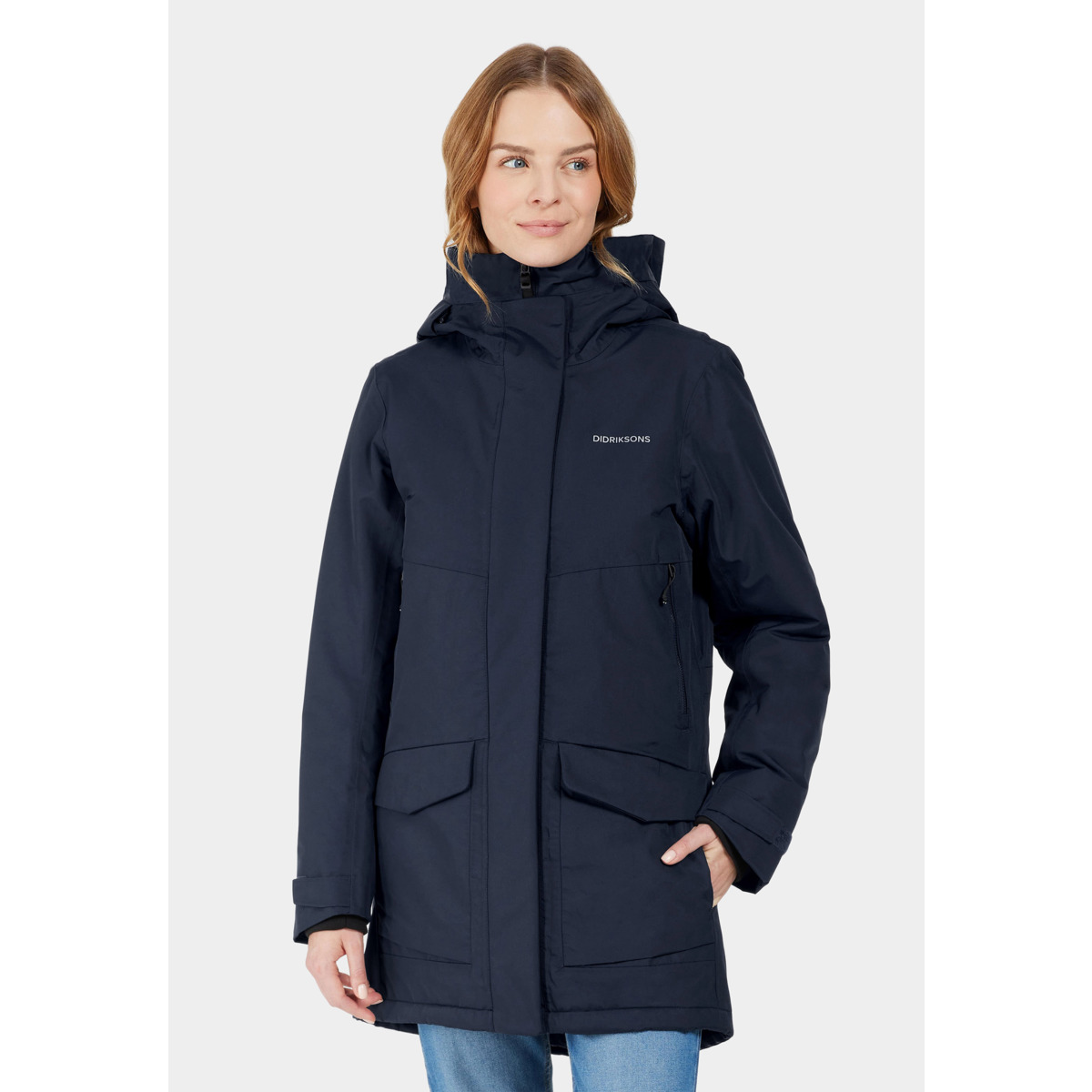 Didriksons Frida WNS Parka 7 Parka dunkelblau