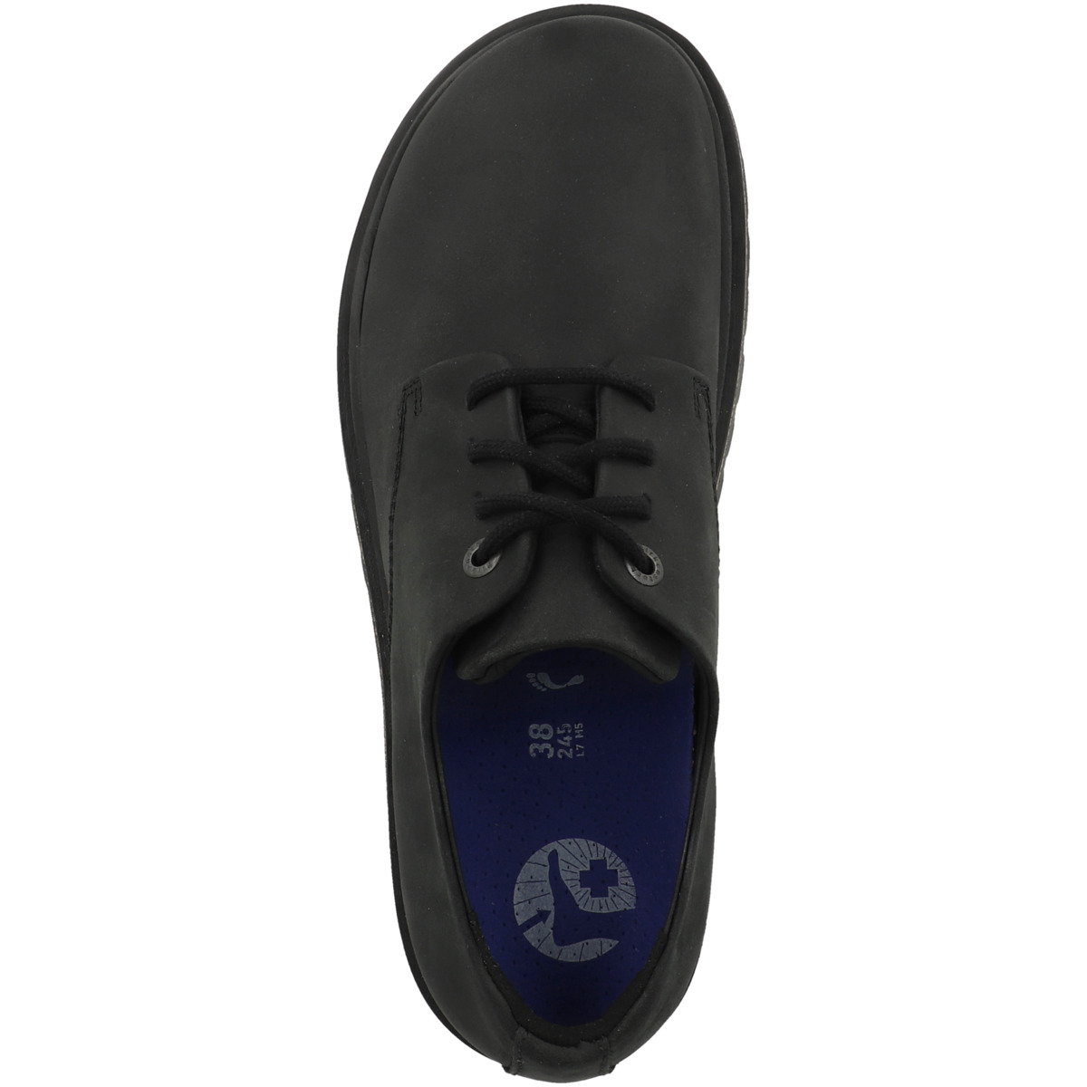 Birkenstock Highwood Lace Low geöltes Leder Schürschuhe schmal schwarz Birkenstock Highwood Lace Low geöltes Leder Schürschuhe schmal schwarz