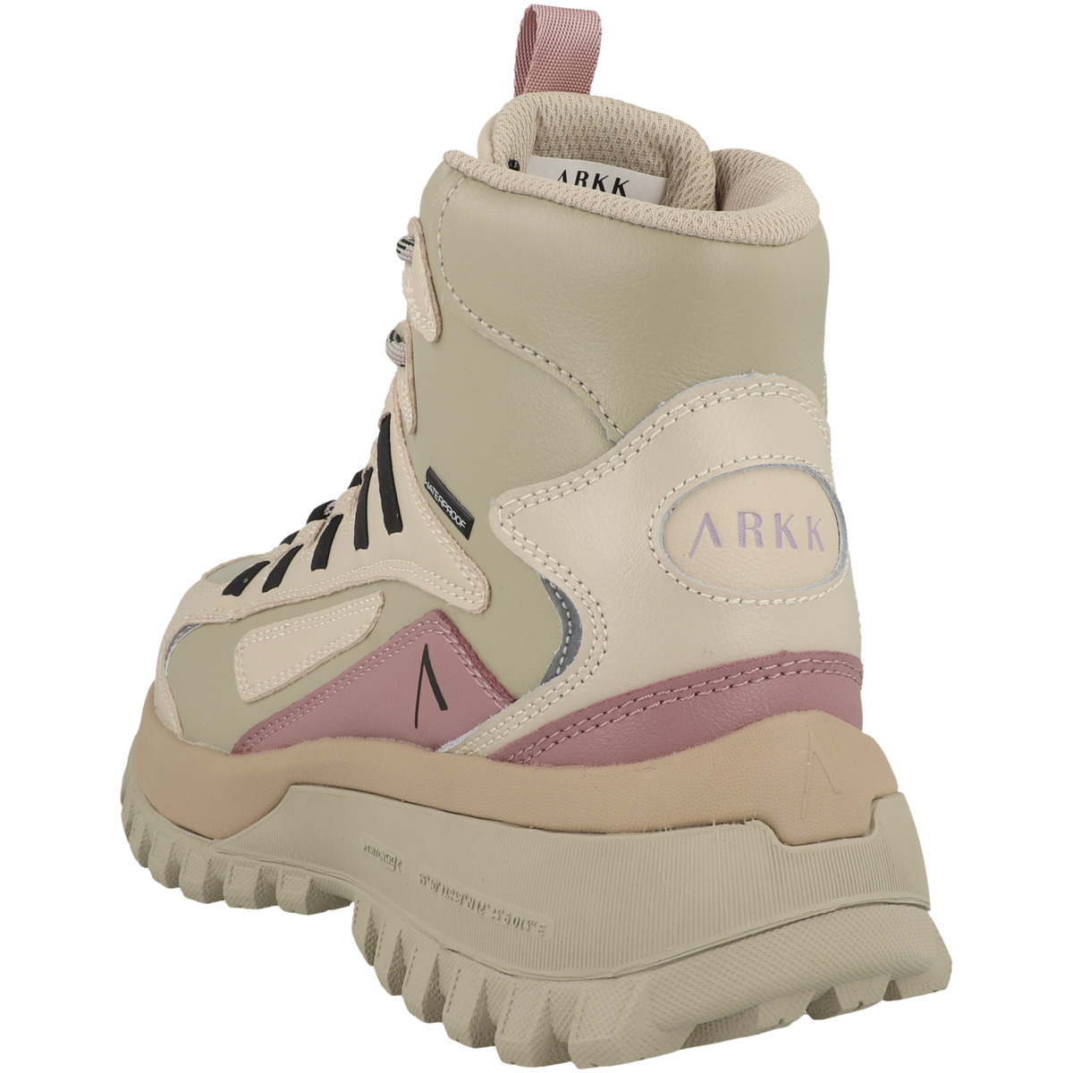 ARKK Copenhagen Apaze Hightop Leather Sneaker mid beige