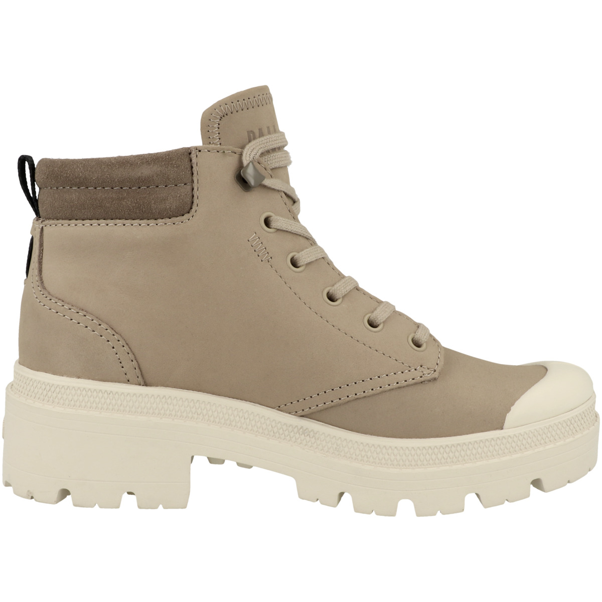 Palladium Pallabase Lo Cuff Boots hellgrau