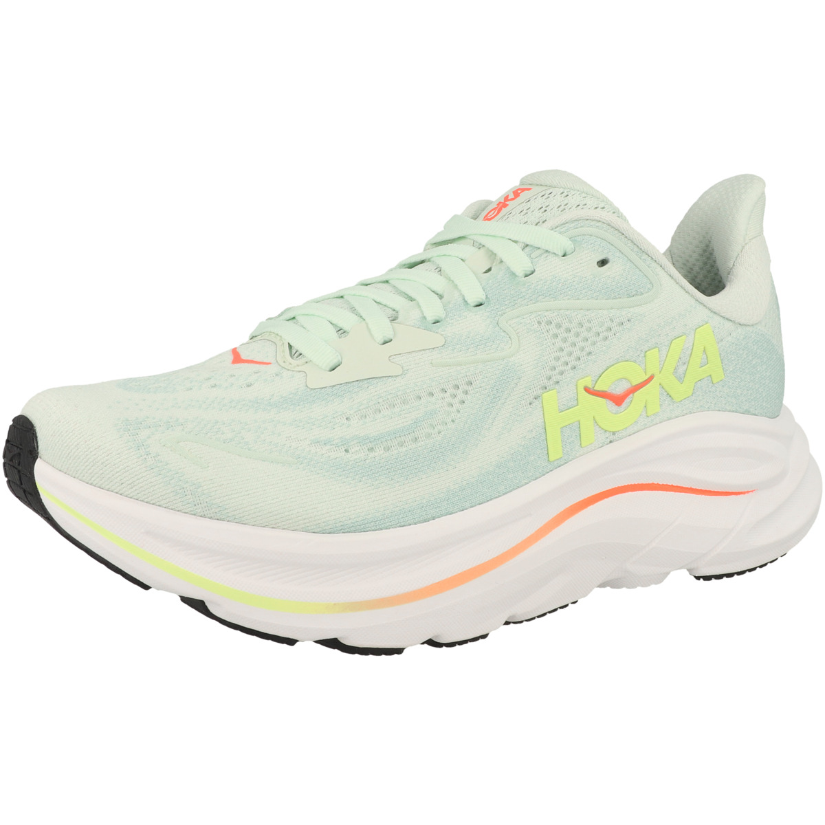 HOKA Clifton 10 Laufschuhe hellgruen