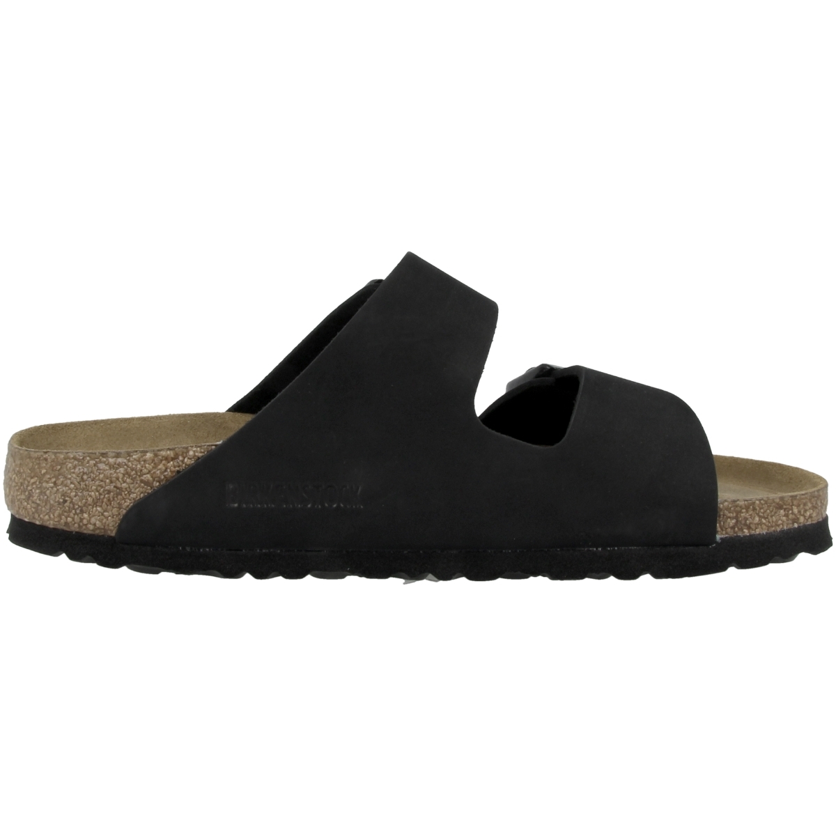 Birkenstock Arizona SFB Nubukleder Sandale Weichbettung normal schwarz Birkenstock Arizona SFB Nubukleder Sandale Weichbettung normal schwarz