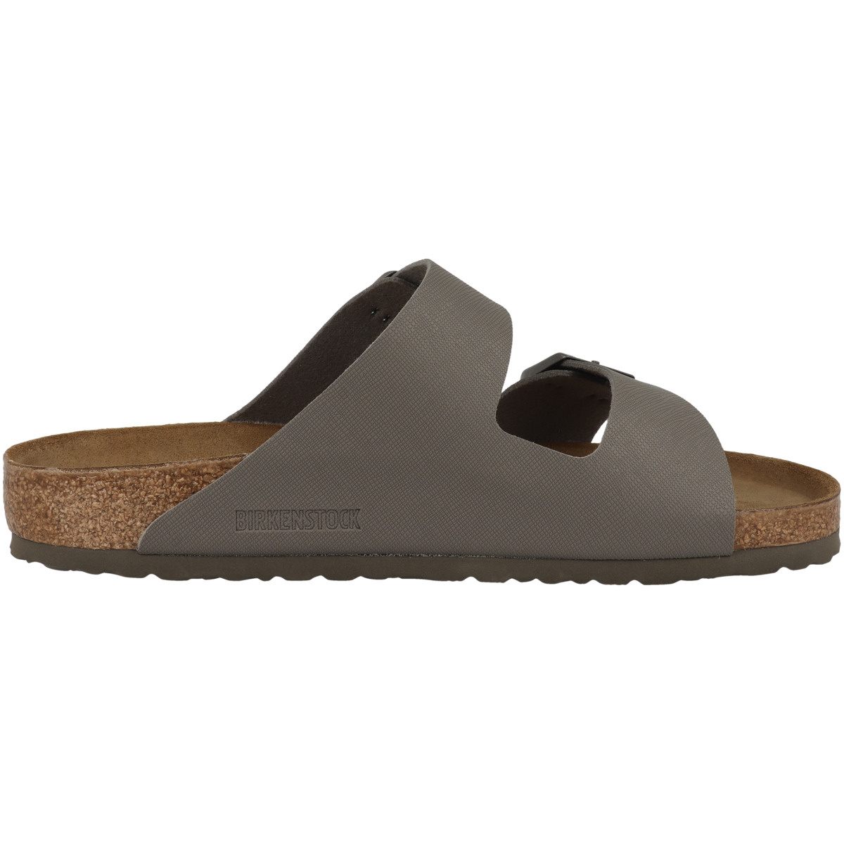 Birkenstock Arizona Birko-Flor Sandale normal grau