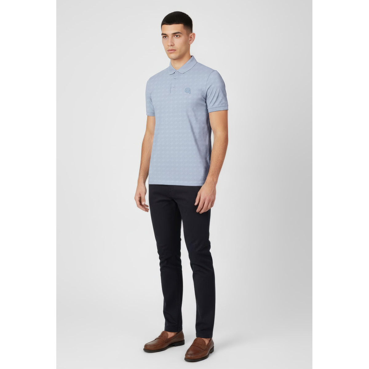 KARL LAGERFELD 745071 Poloshirt hellblau