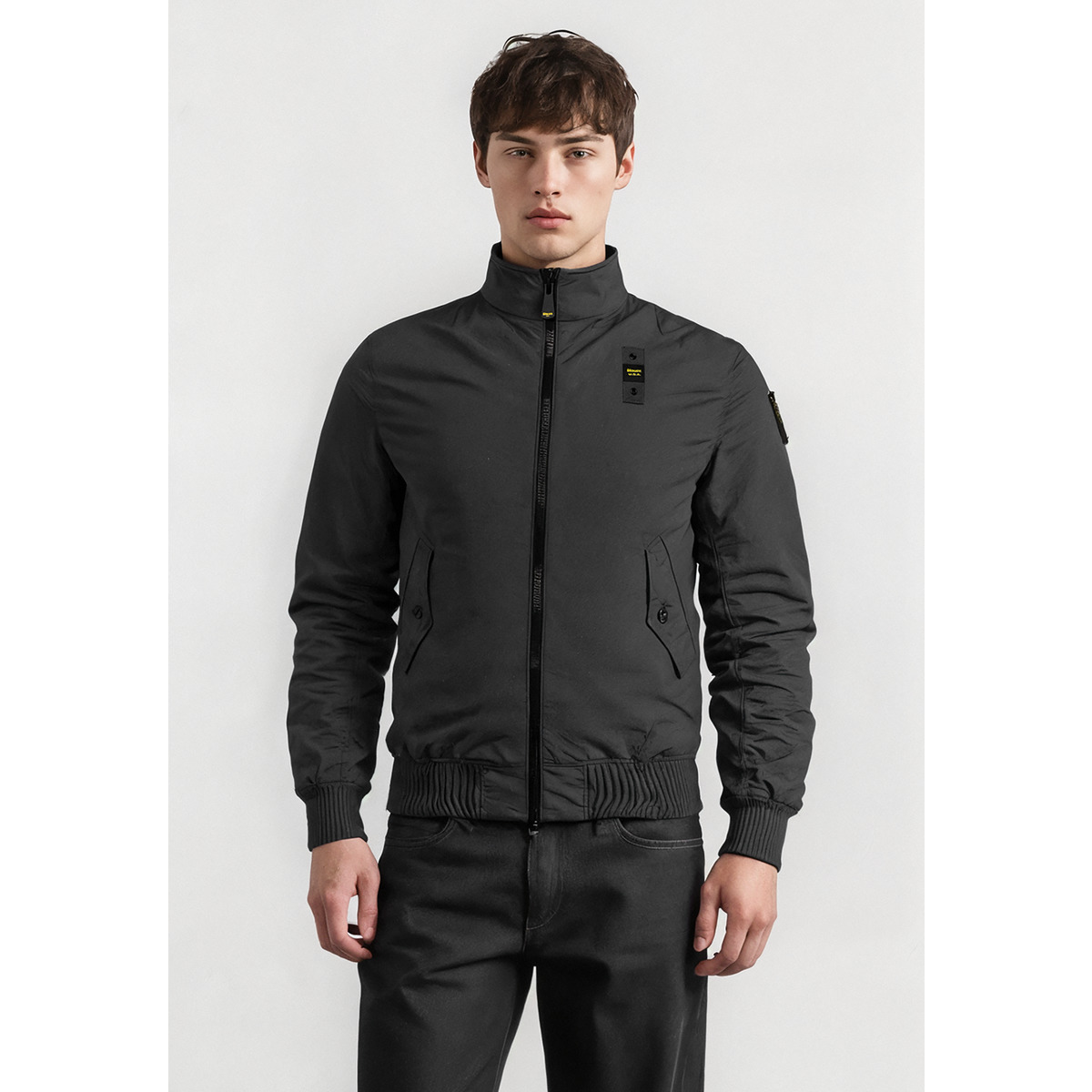 Blauer Alwin Übergangsjacke schwarz