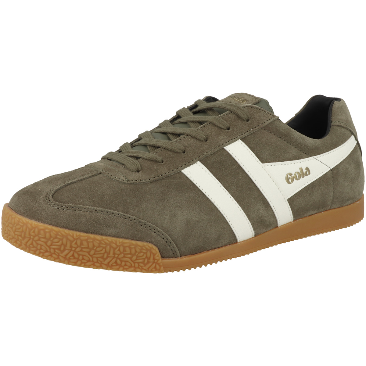Gola Harrier Suede Sneaker low gruen Gola Harrier Suede Sneaker low gruen