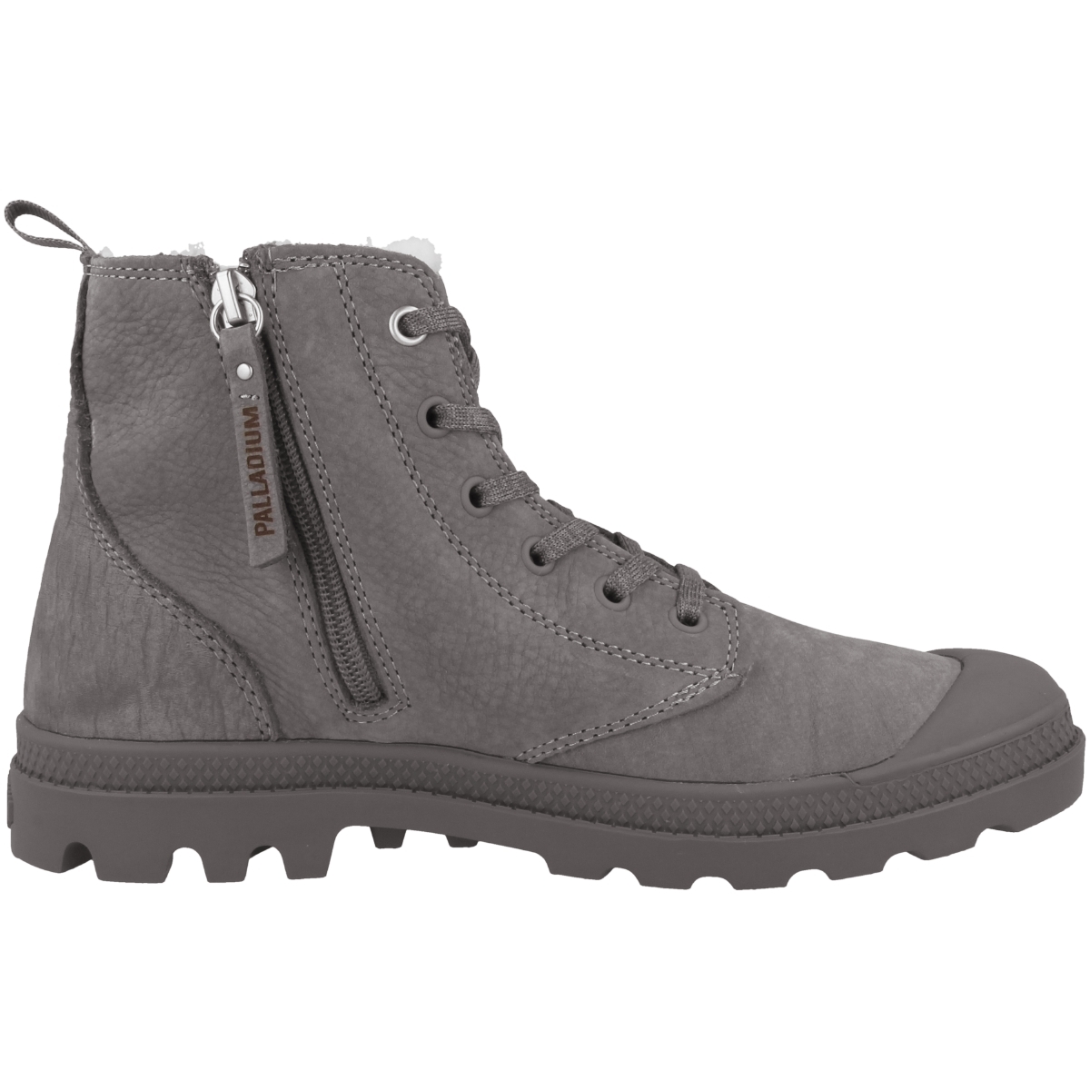Palladium Pampa Hi Zip WL Leather Boots grau Palladium Pampa Hi Zip WL Leather Boots grau