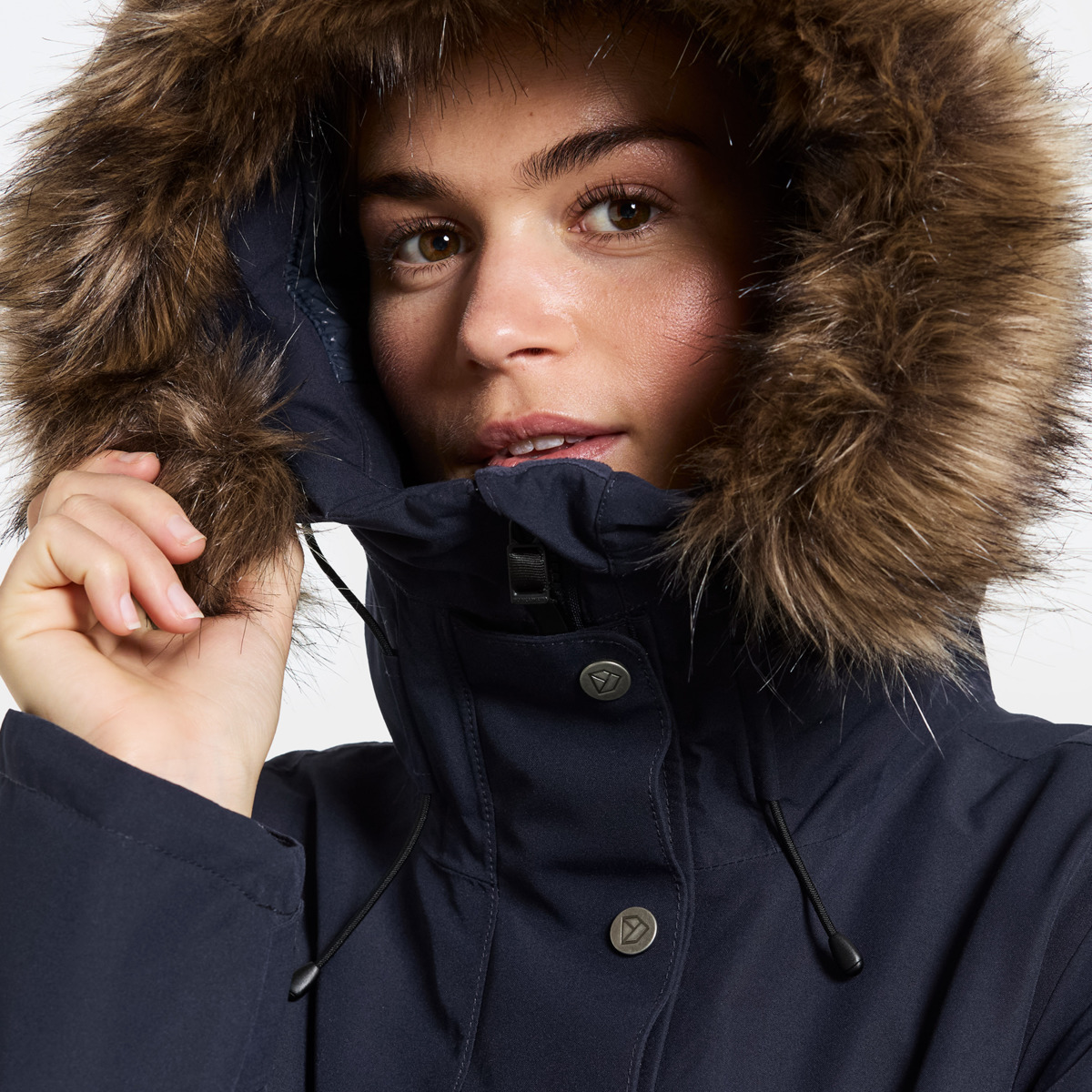 Didriksons Erika WNS Parka 3 Parka dunkelblau