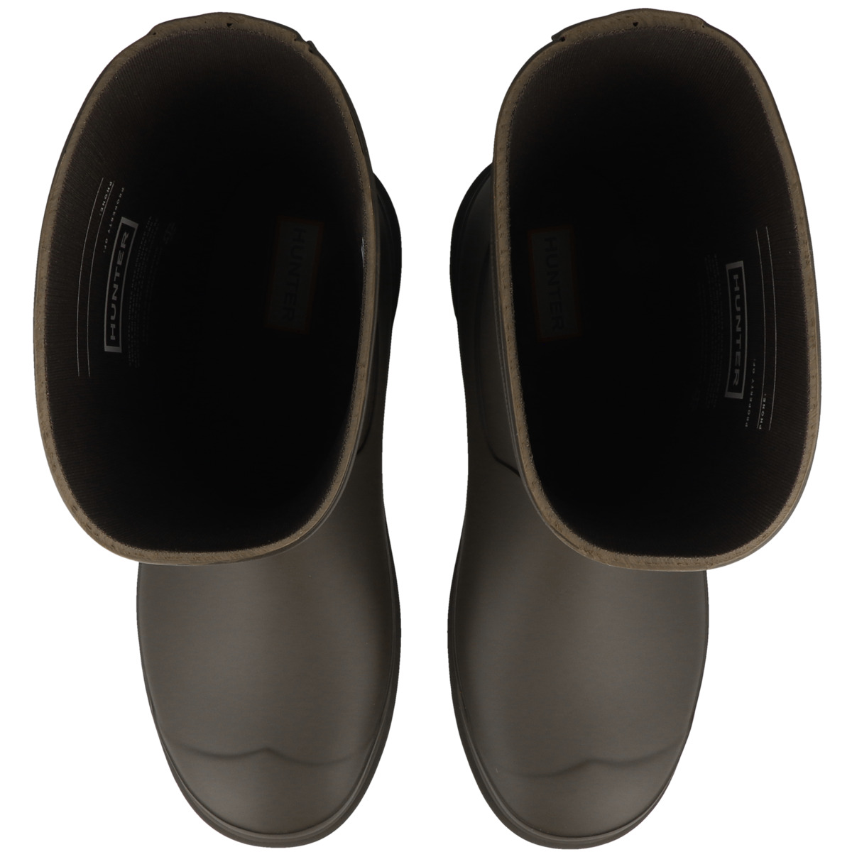 Hunter Unisex Downpour Short Boot Gummistiefel braun