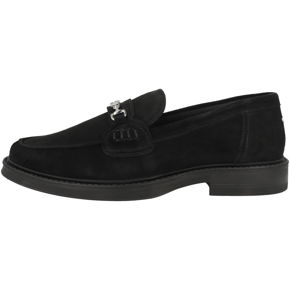 Filling Pieces Loafer Suede Schuhe schwarz