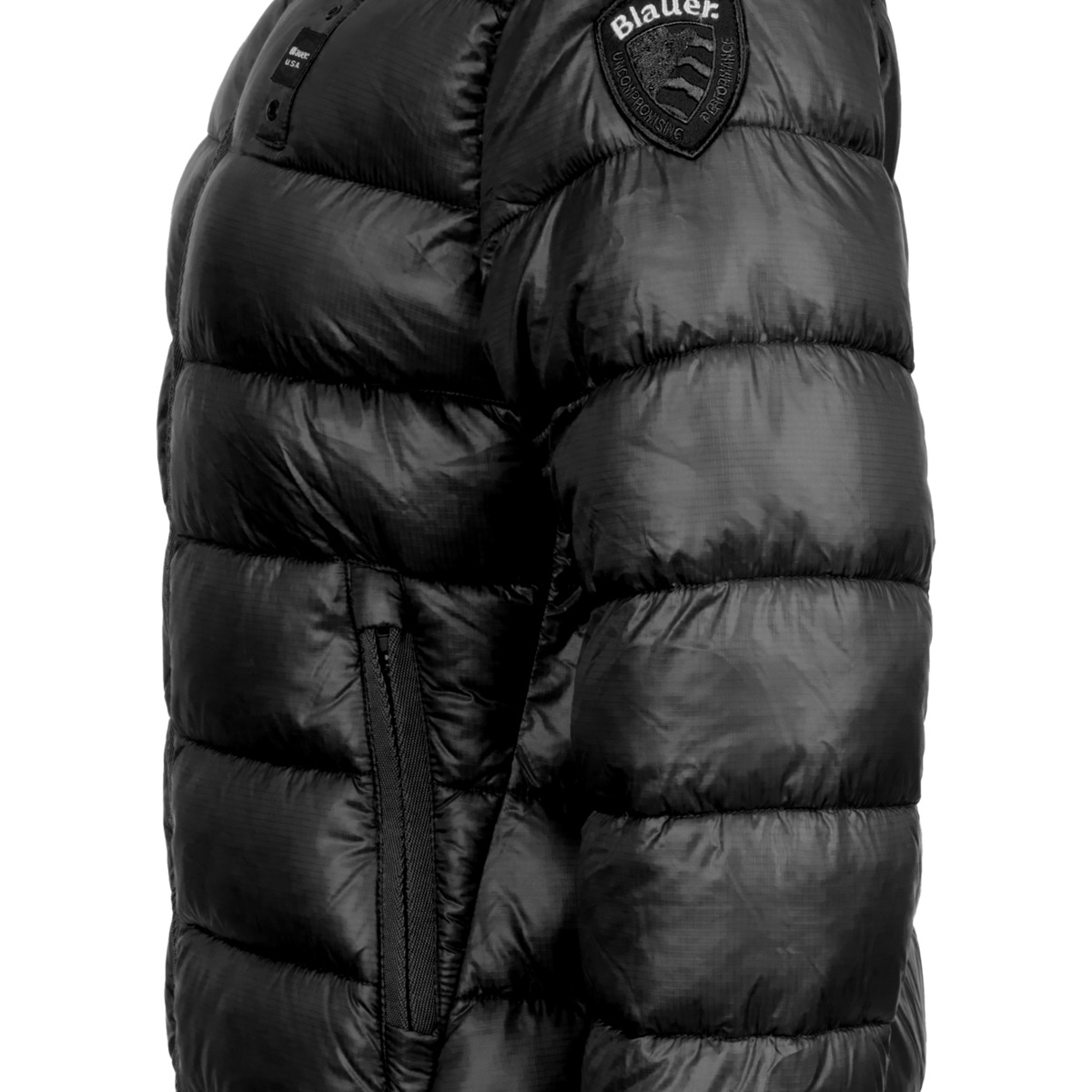 Blauer Caroll Steppjacke schwarz