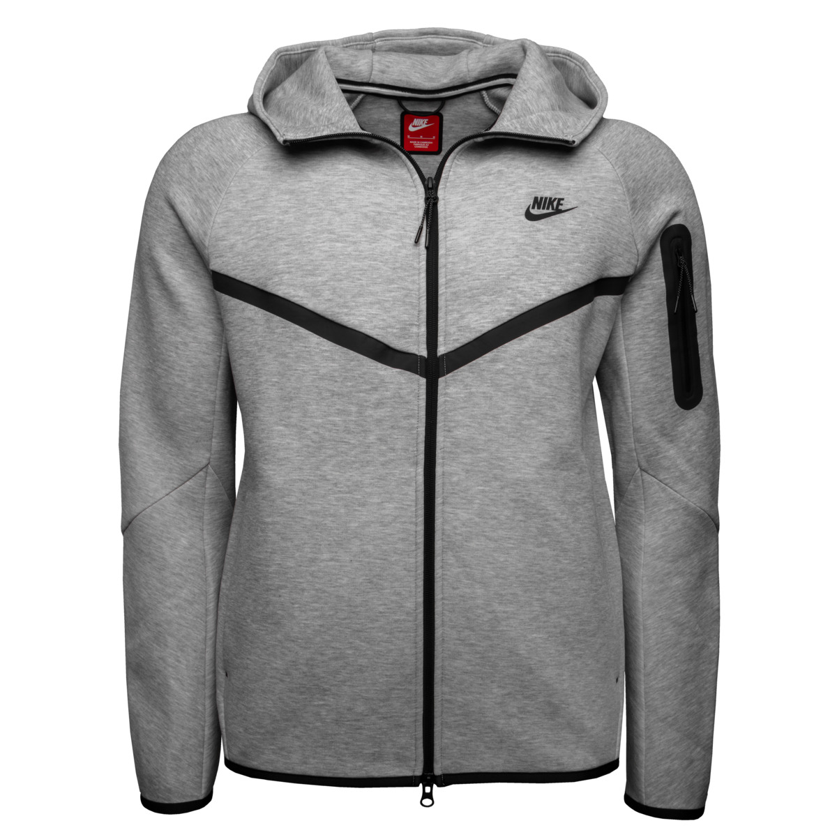 Nike Tech Fleece Full-Zip Windrunner Hoodie Fleecejacke grau