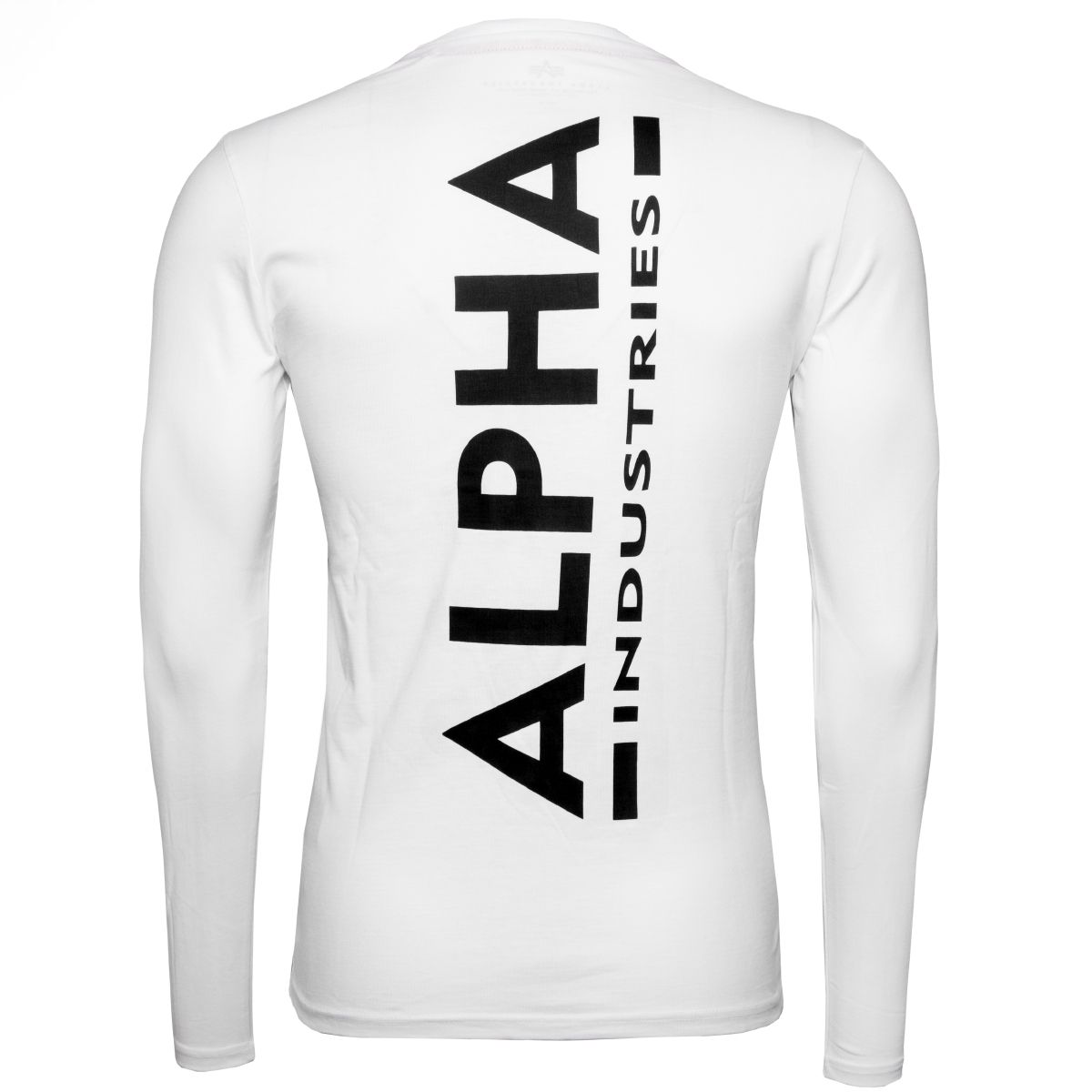 Alpha Industries Back Print Heavy LS Sweatshirt weiss